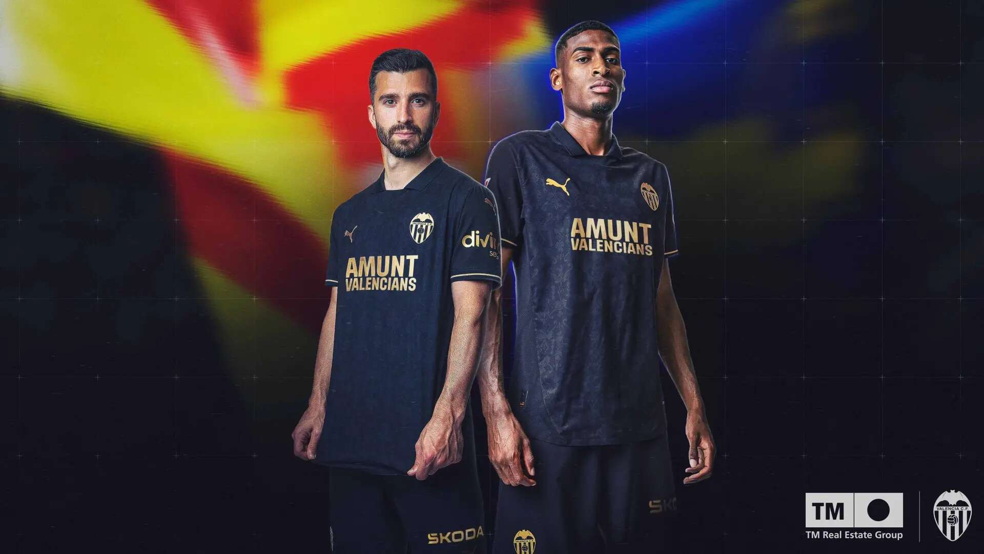 El Valencia regresará al fútbol de luto: camiseta negra y un lema, 'Amunt Valencians'