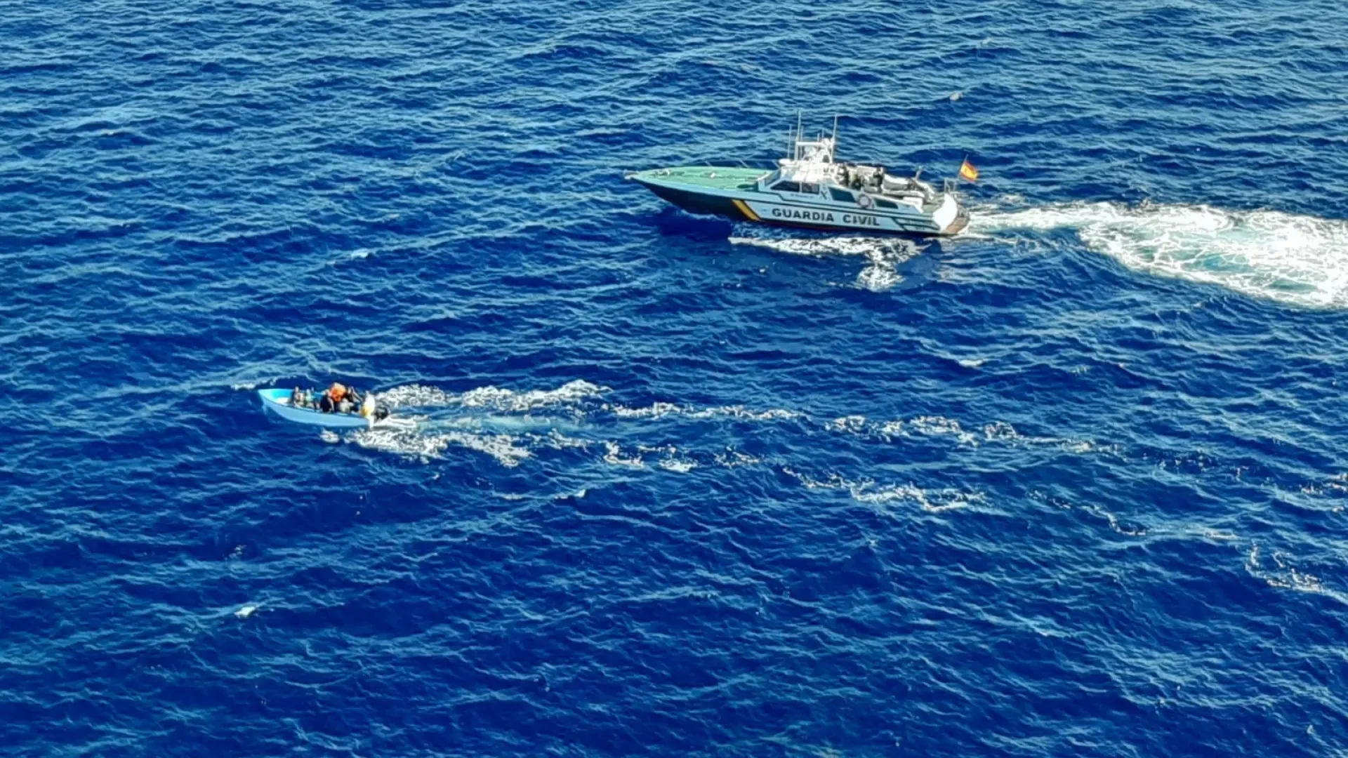 Rescatados 21 migrantes subsaharianos en aguas de Formentera