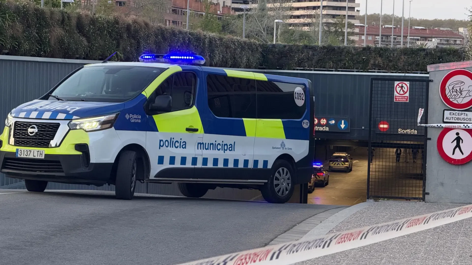 Muere una mujer atropellada por un autobús en la estación de Girona