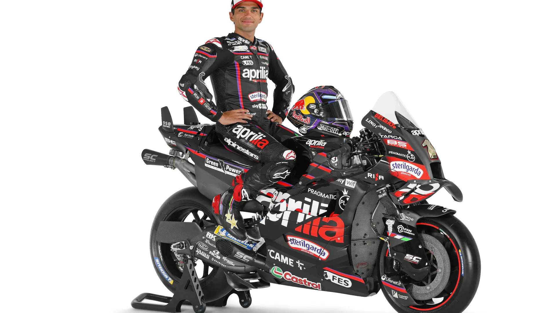 Jorge Martín presenta su nueva Aprilia con el '1': 