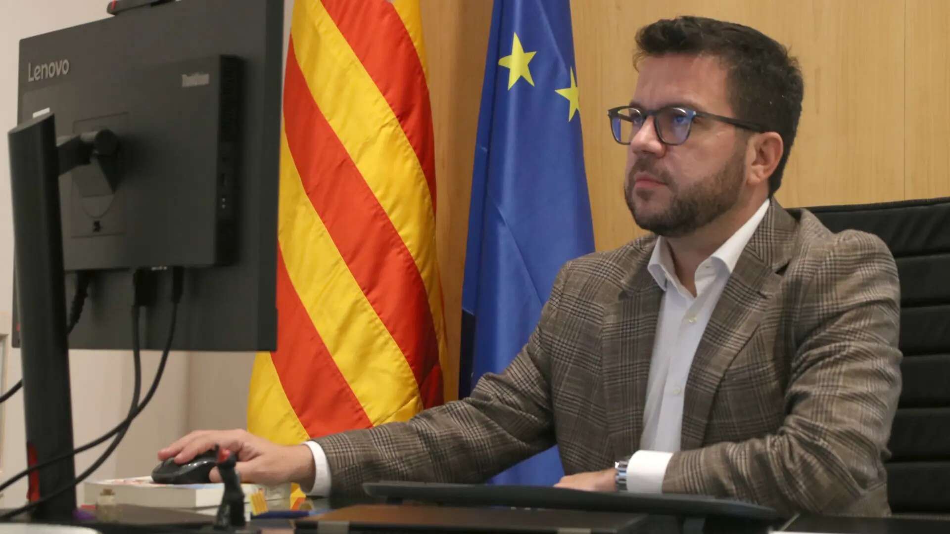 Aragonès celebra el acuerdo de Junts y PSOE en inmigración : 