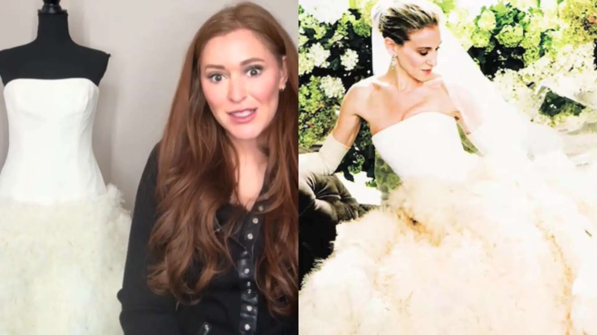 Una mujer encuentra de segunda mano el vestido de novia de Carrie Bradshaw, de 'Sexo en Nueva York'