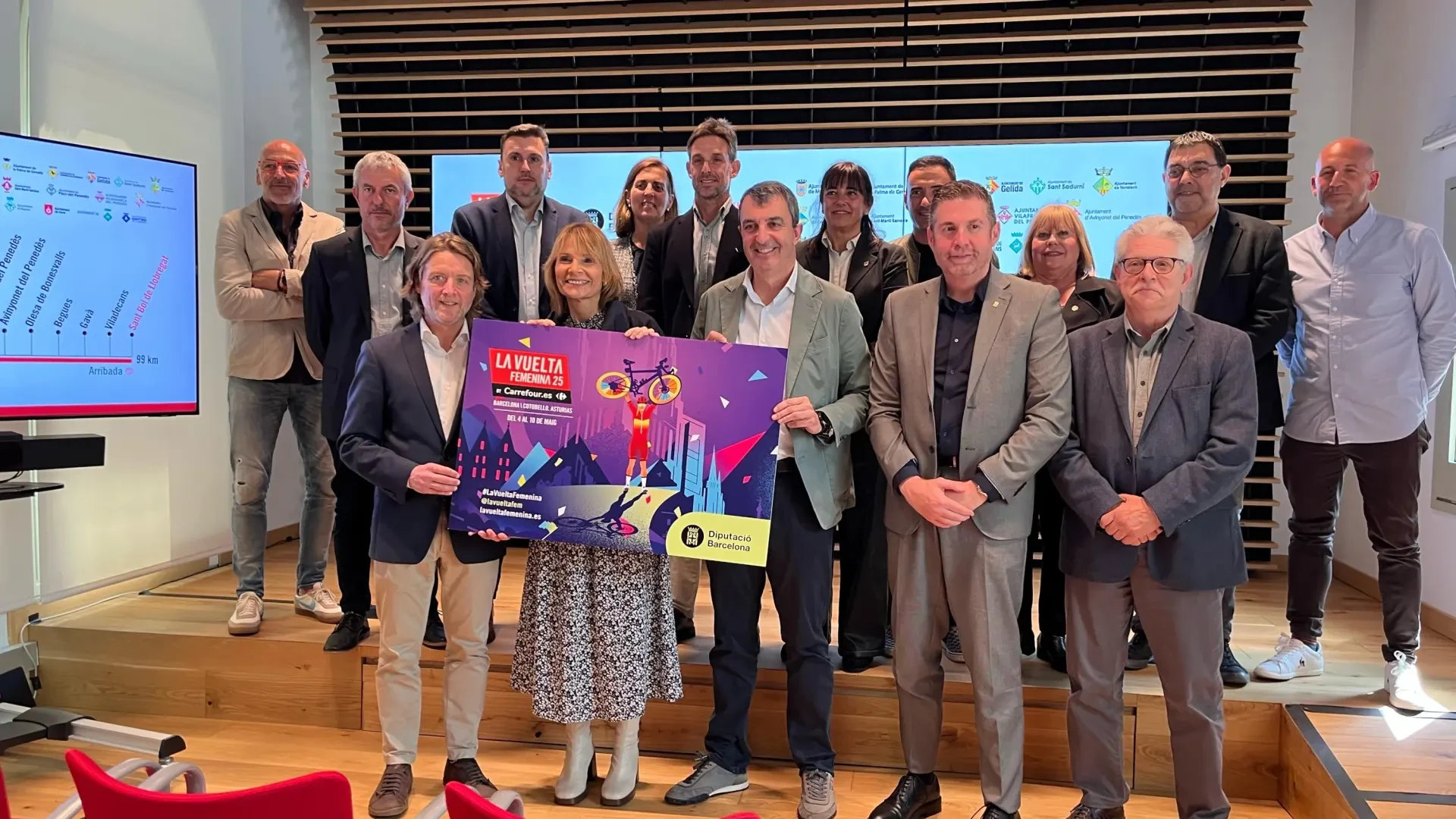 La Diputació de Barcelona recibe por primera vez el paso de la Vuelta Femenina en una segunda etapa que pasará por 16 municipios