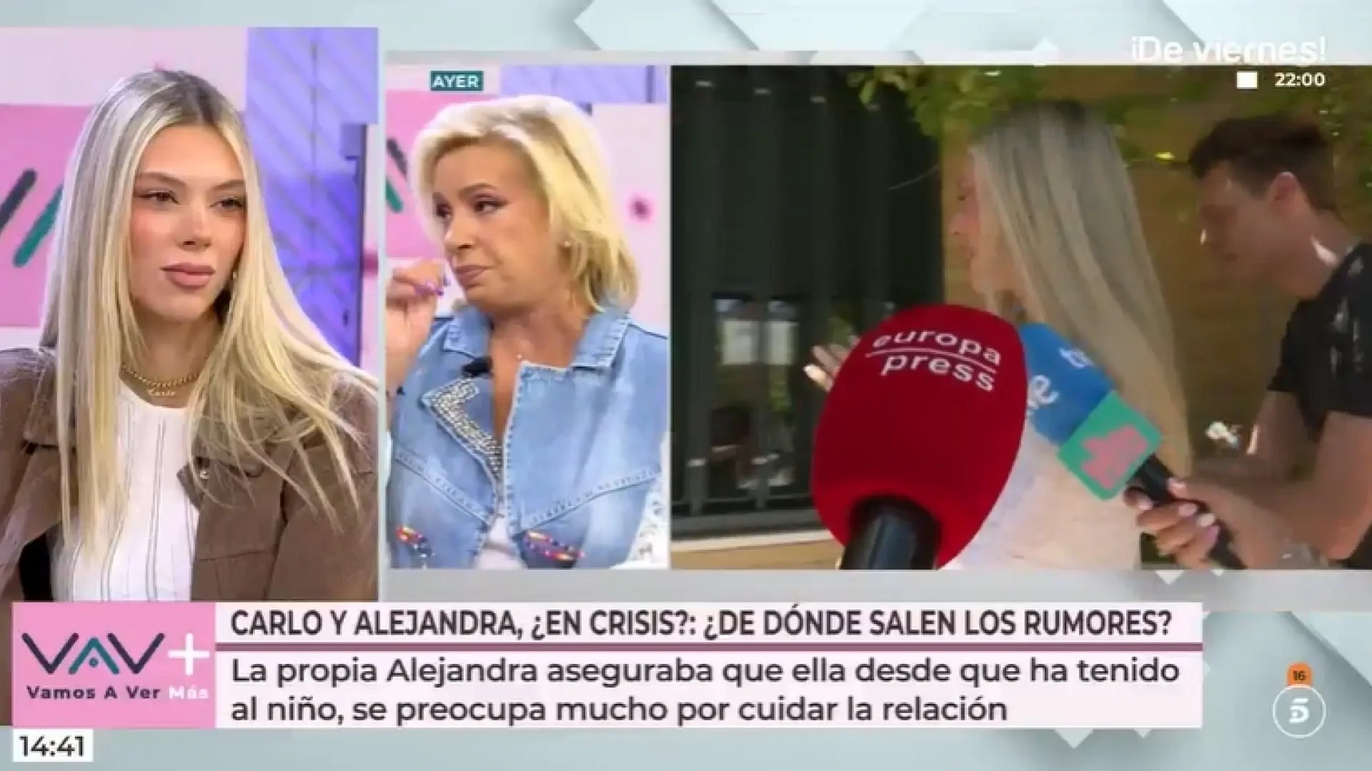 Alejandra Rubio desmiente los rumores de crisis con Carlo Costanzia: 