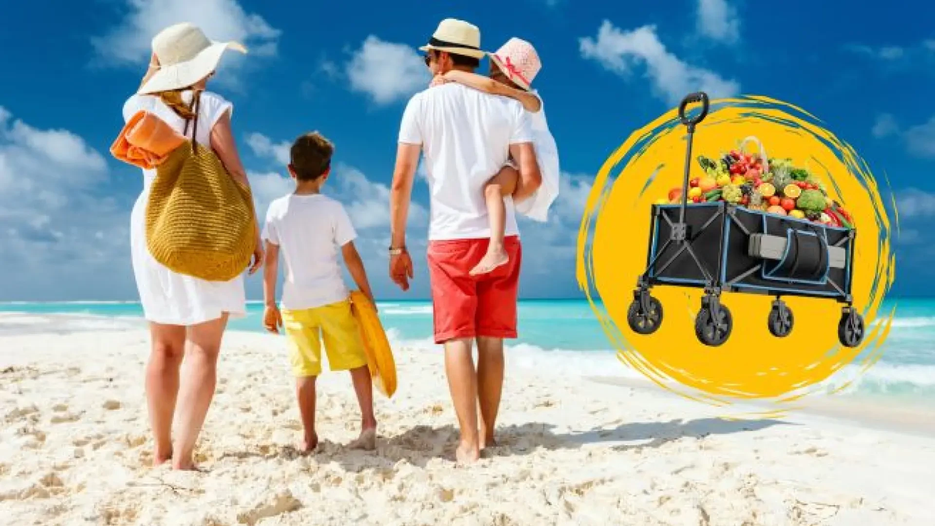 Los has visto en la playa y son baratos: estos carros plegables son la última moda 