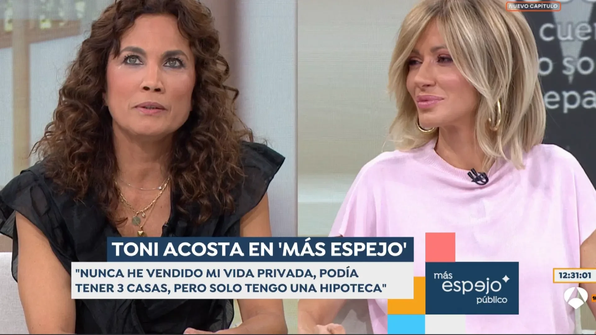 Toni Acosta, tajante al ser preguntada por su vida privada: 