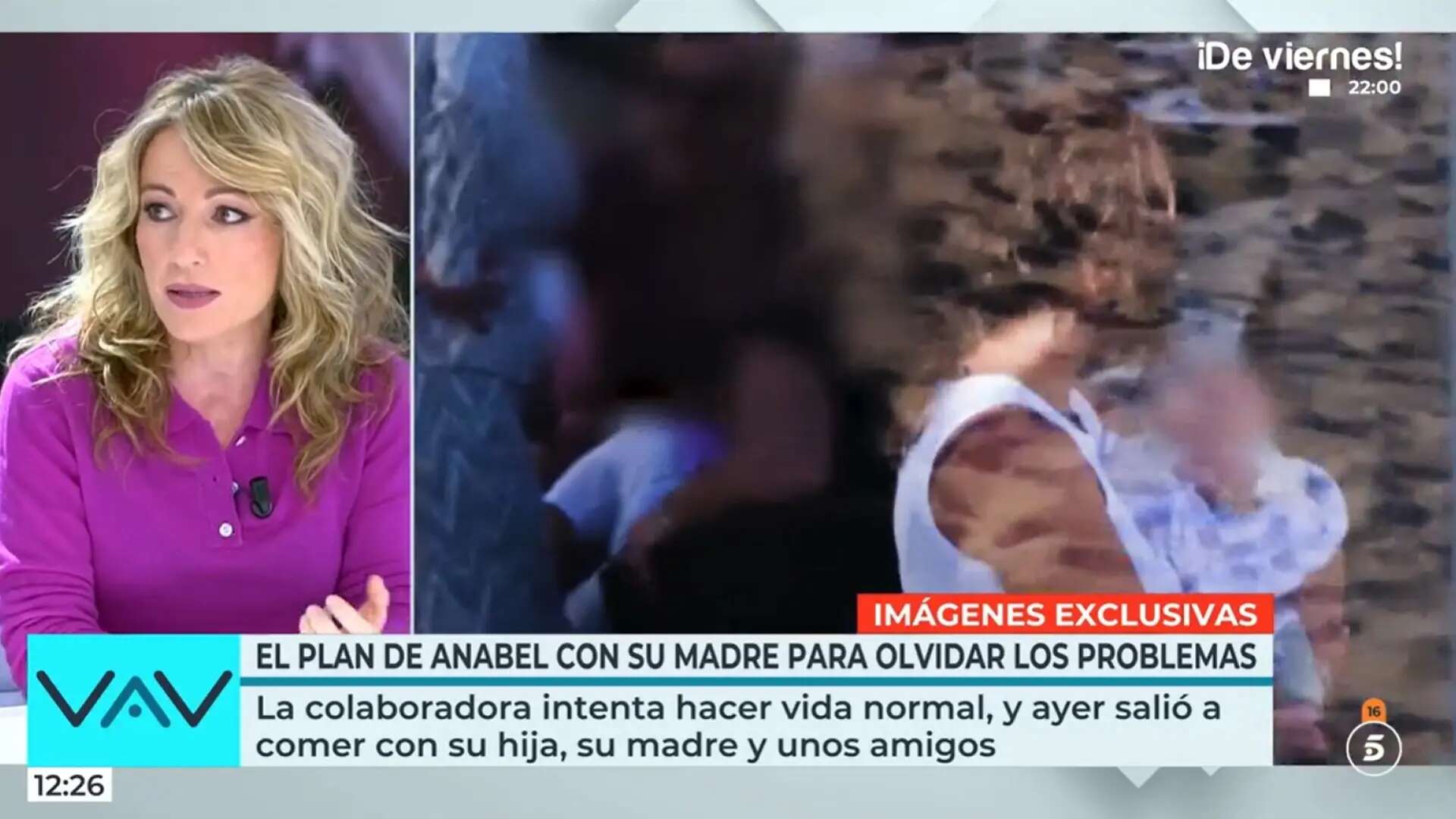 'Vamos a ver' muestra, en exclusiva, cómo fue el paseo de Anabel Pantoja junto a su hija Alma y su madre, Merchi