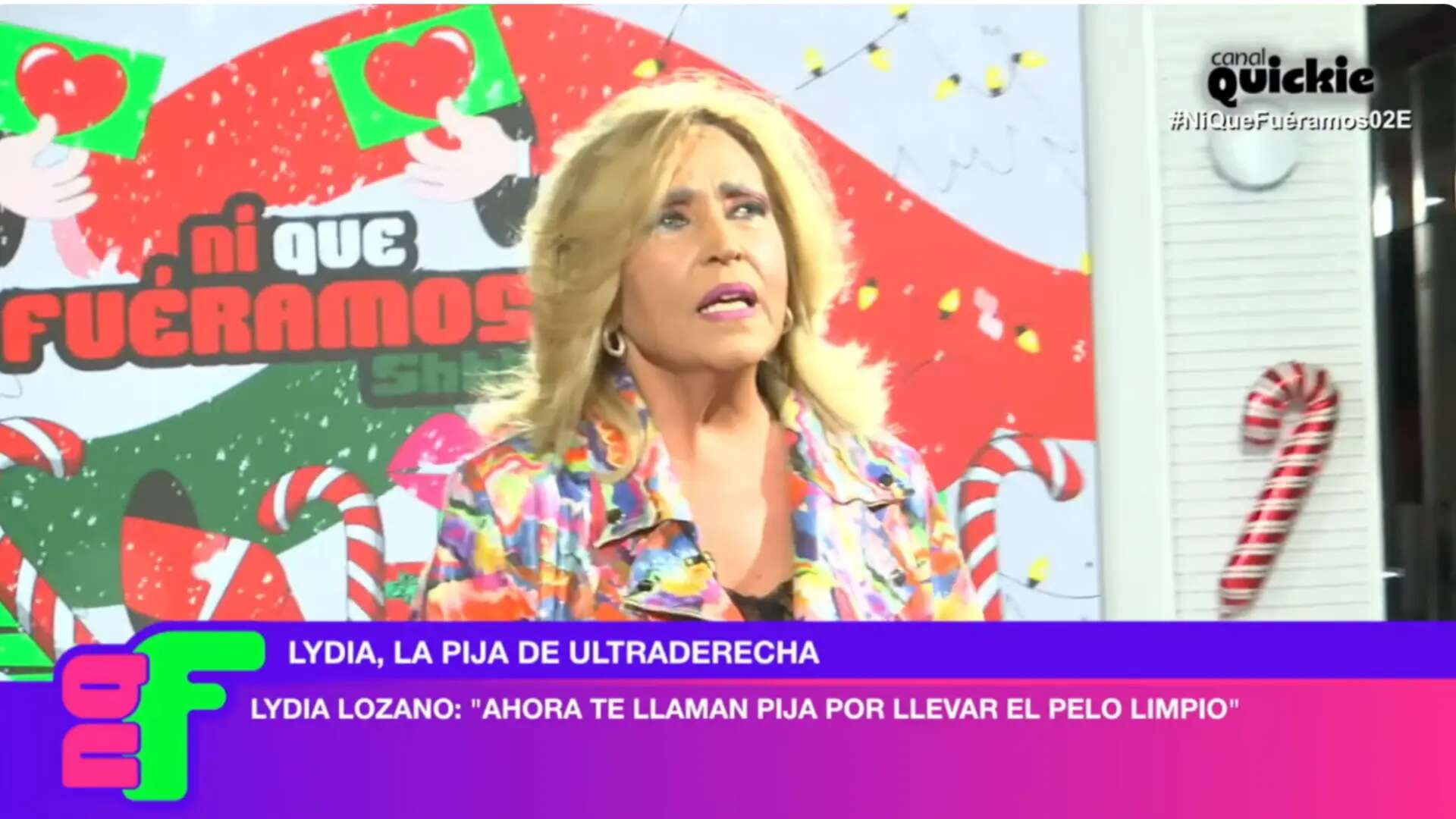 Lydia Lozano pierde los nervios al ser tildada de 'ultraderechista' y termina bailando