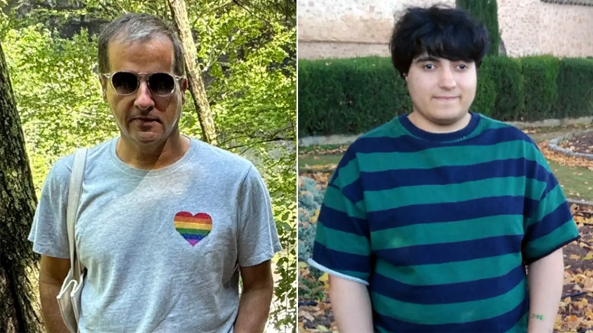 Jesús G. Amago y Kenneth, activistas de la diversidad: 