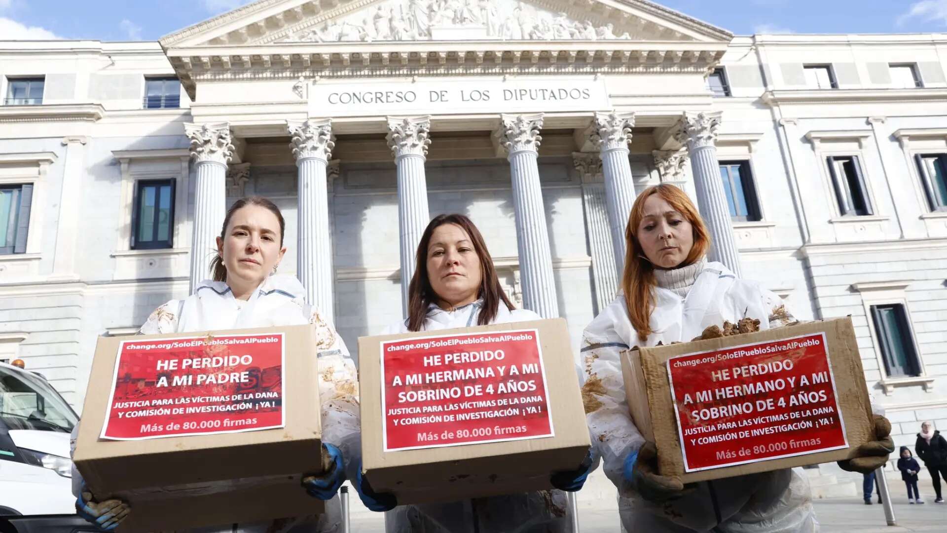 La hija de un fallecido en la DANA, al Congreso: 