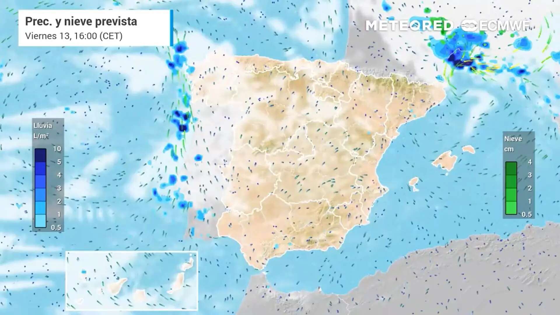 Fin de semana invernal: siete provincias en alerta por lluvias intensas, granizo y nieve