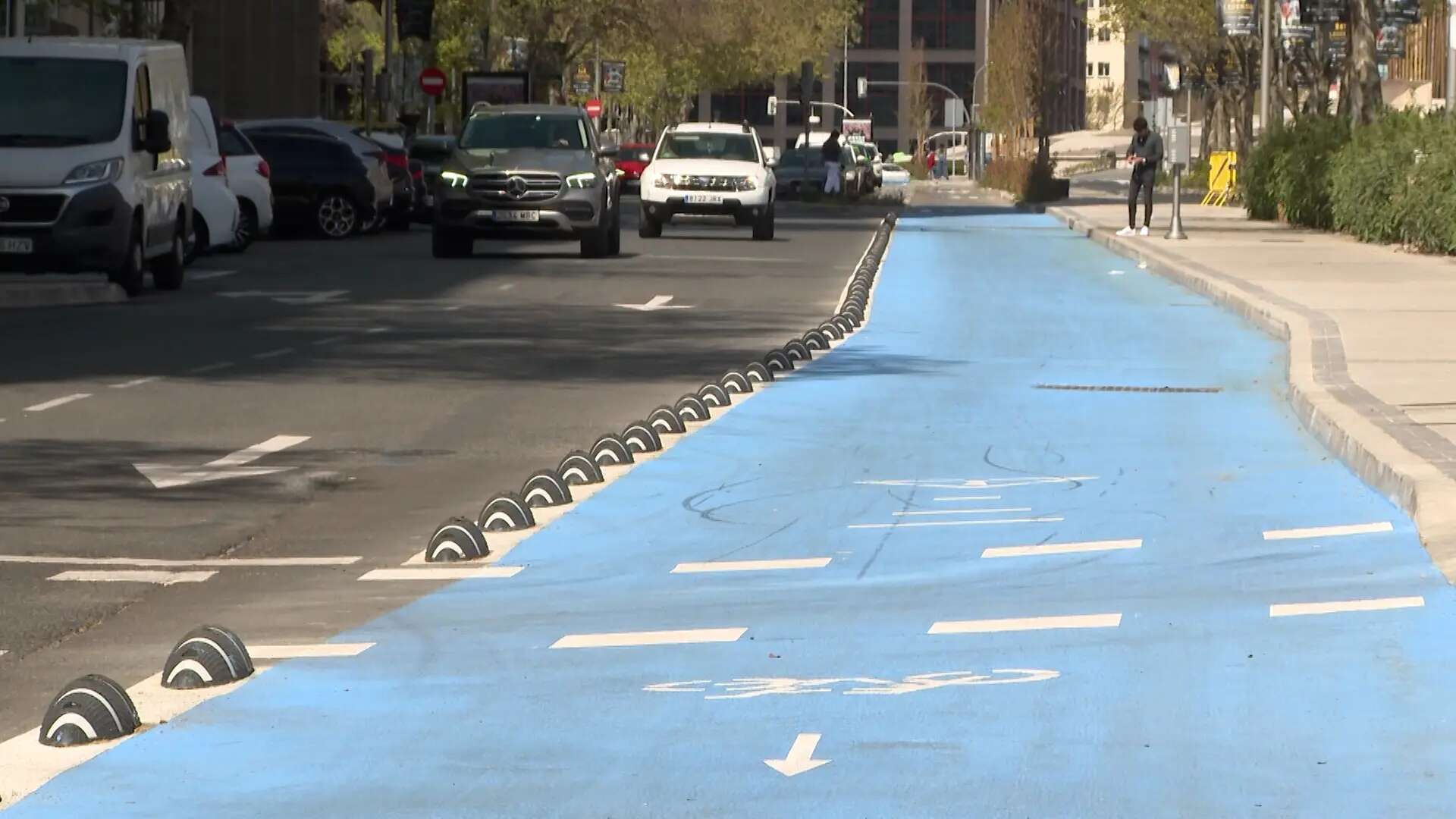 La ampliación del carril bici de Castellana ya está en redacción, aunque su obra dependerá de la demanda