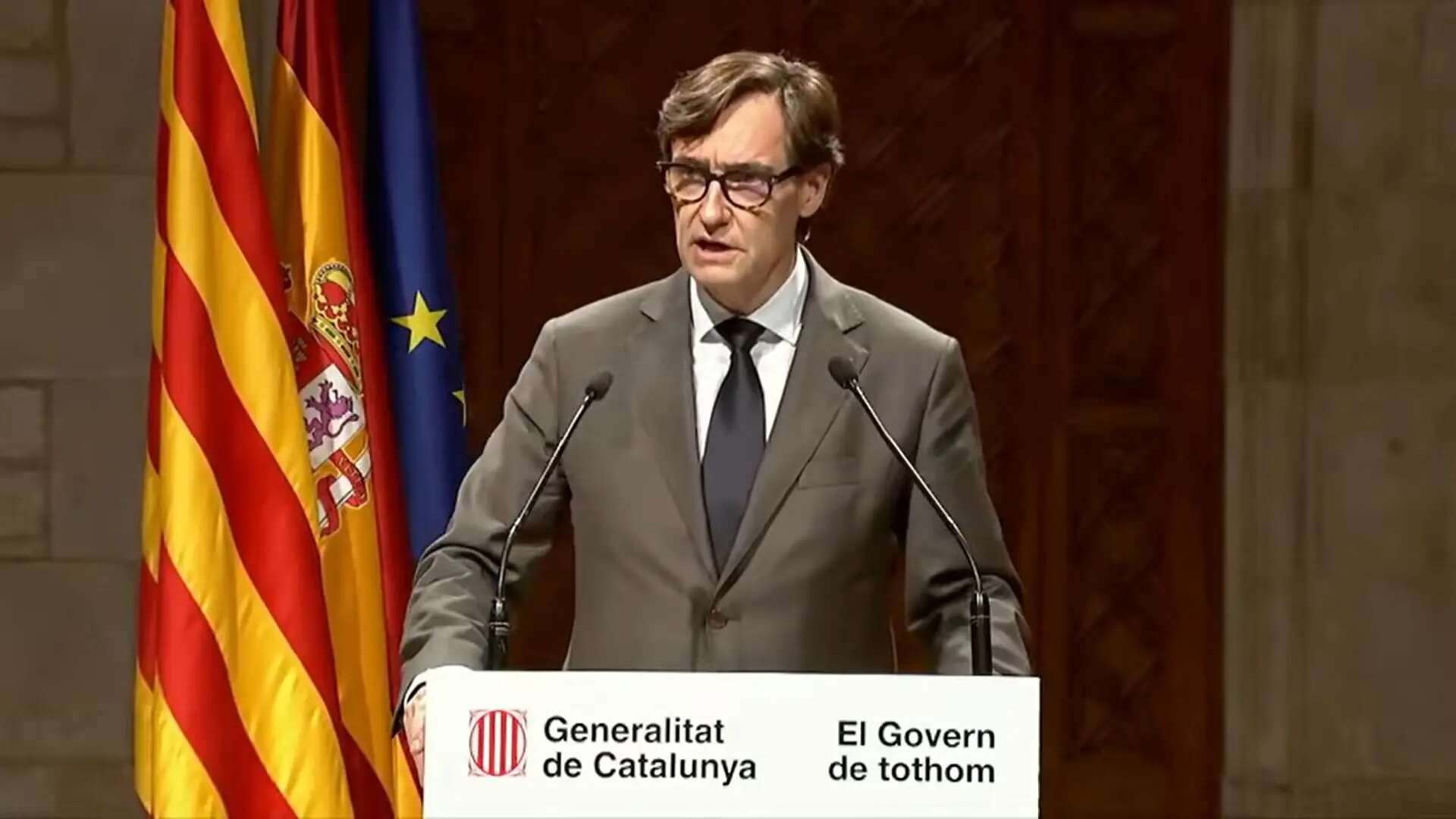 Las reservas de las cuencas internas de Cataluña ya son del 32% tras las lluvias intensas pero Illa pide no 