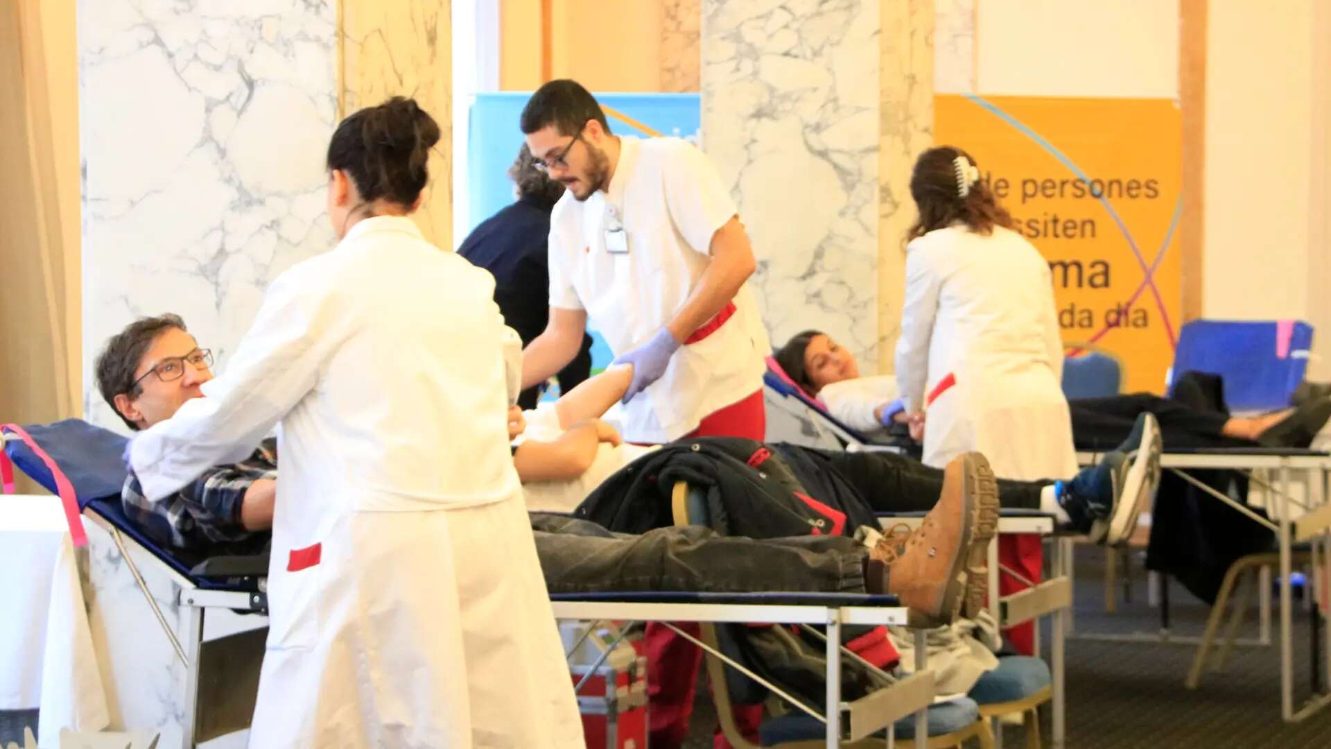 La Marató de Donants de Sang consigue 1.177 donaciones de plasma y sangre en su primer día