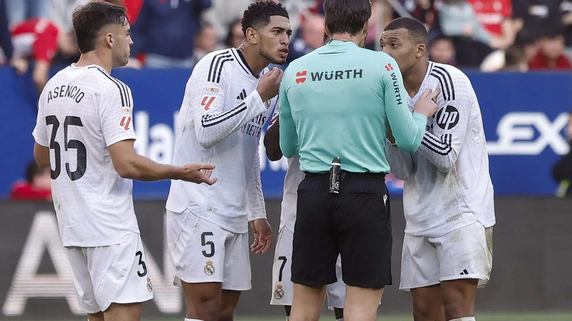 El irónico mensaje de Dani Carvajal tras la roja directa a Jude Bellingham en El Sadar: 