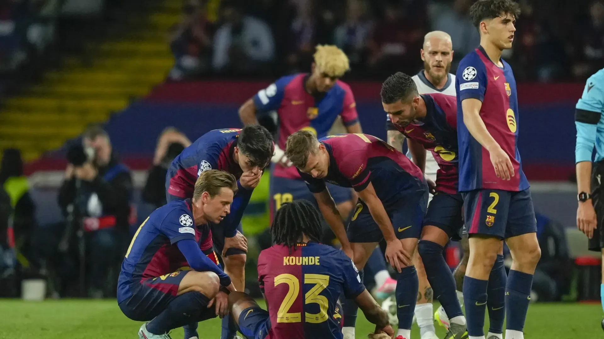Problemas en la defensa del Barça: Jules Koundé se perdería la vuelta de 'semis' de Champions y es duda para el Clásico