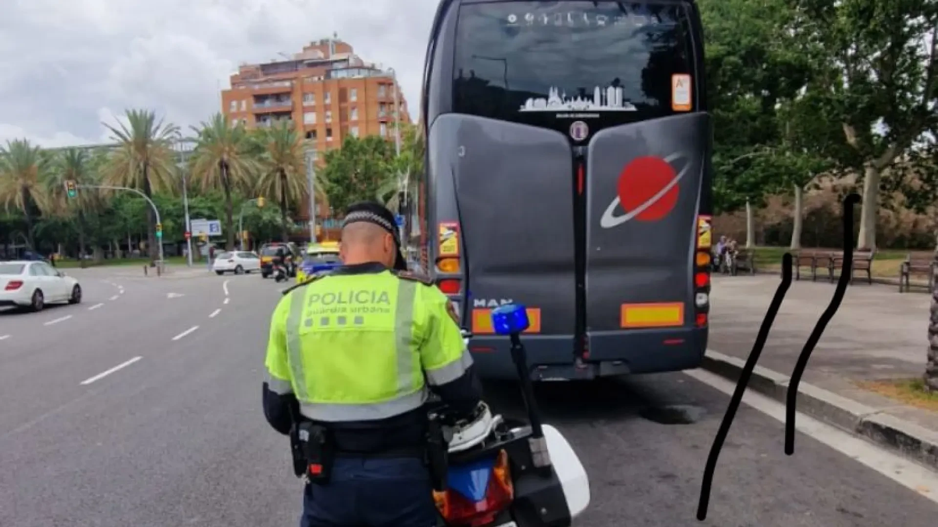 Inmovilizan un bus con 39 menores después de que el conductor diera positivo en cocaína