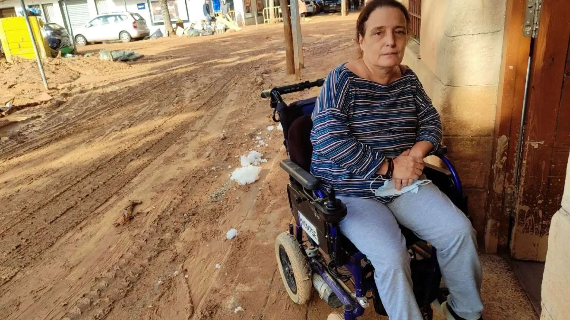 Montse y Diego, dos personas con movilidad reducida 'afortunadas' a pesar de la DANA: 