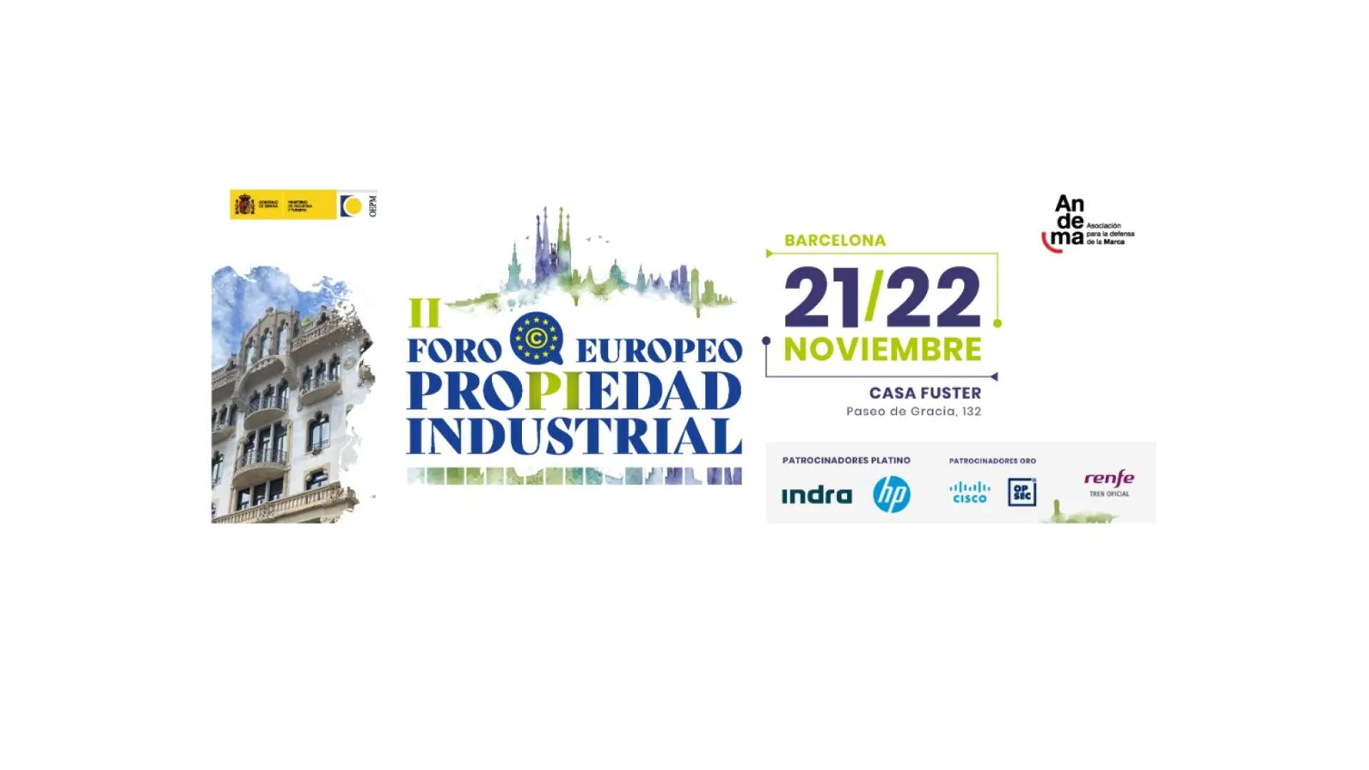 Andema reúne a 200 expertos nacionales e internacionales en el Fondo Europeo de Propiedad Industrial de Barcelona