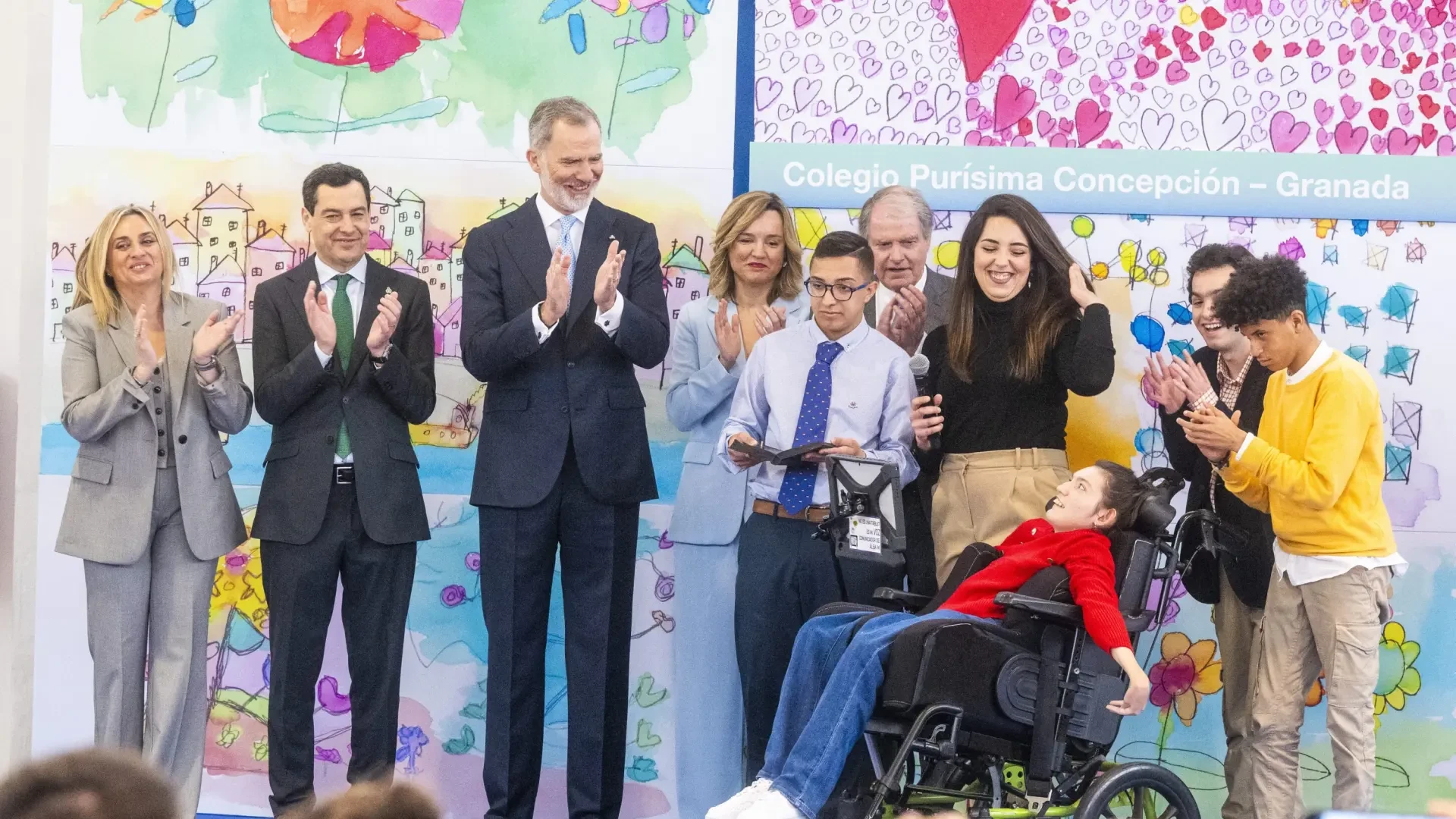 Felipe VI ensalza el papel de la educación especial en una 