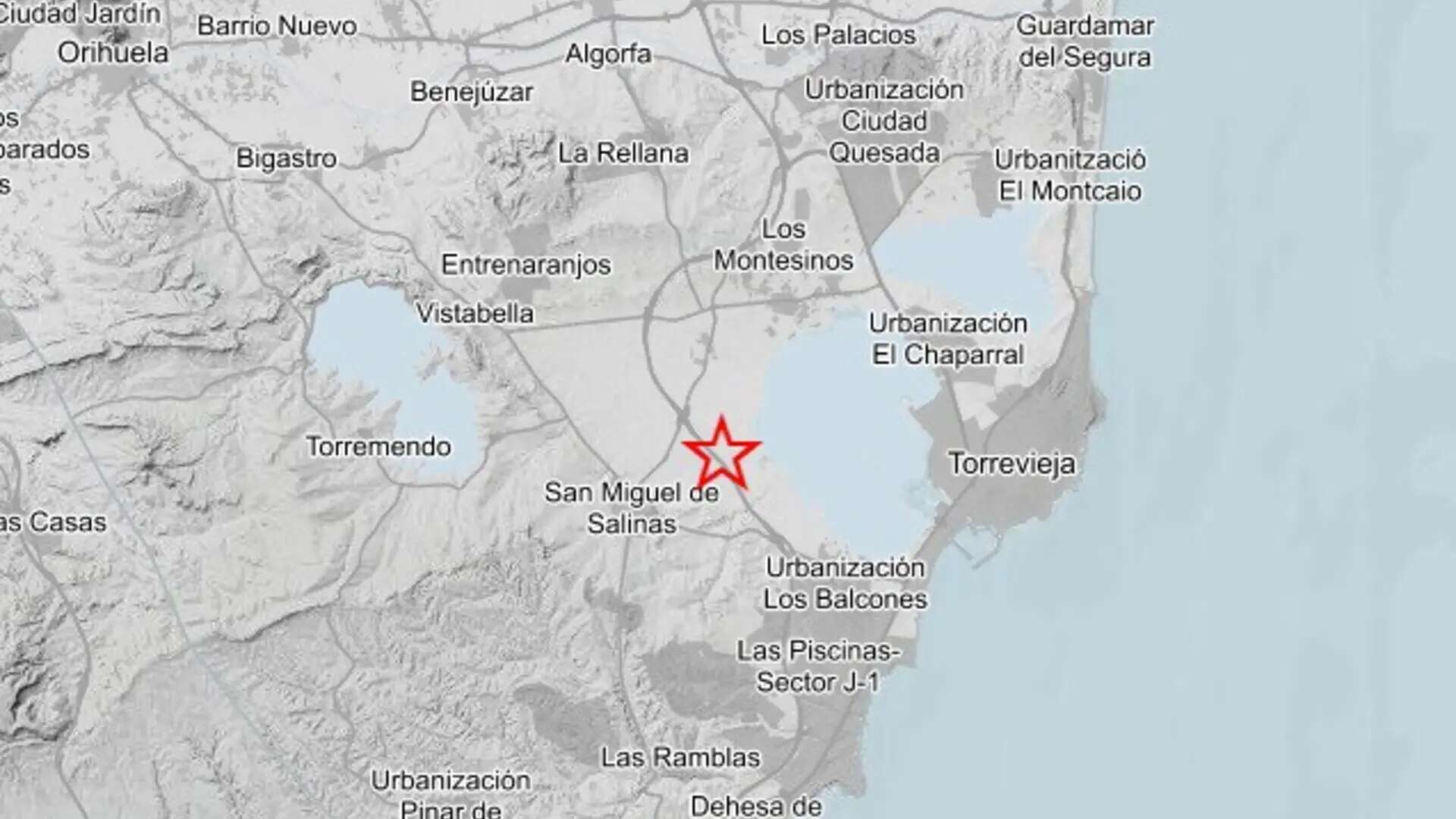 Dos terremotos ocurridos de madrugada sacuden un municipio en Alicante