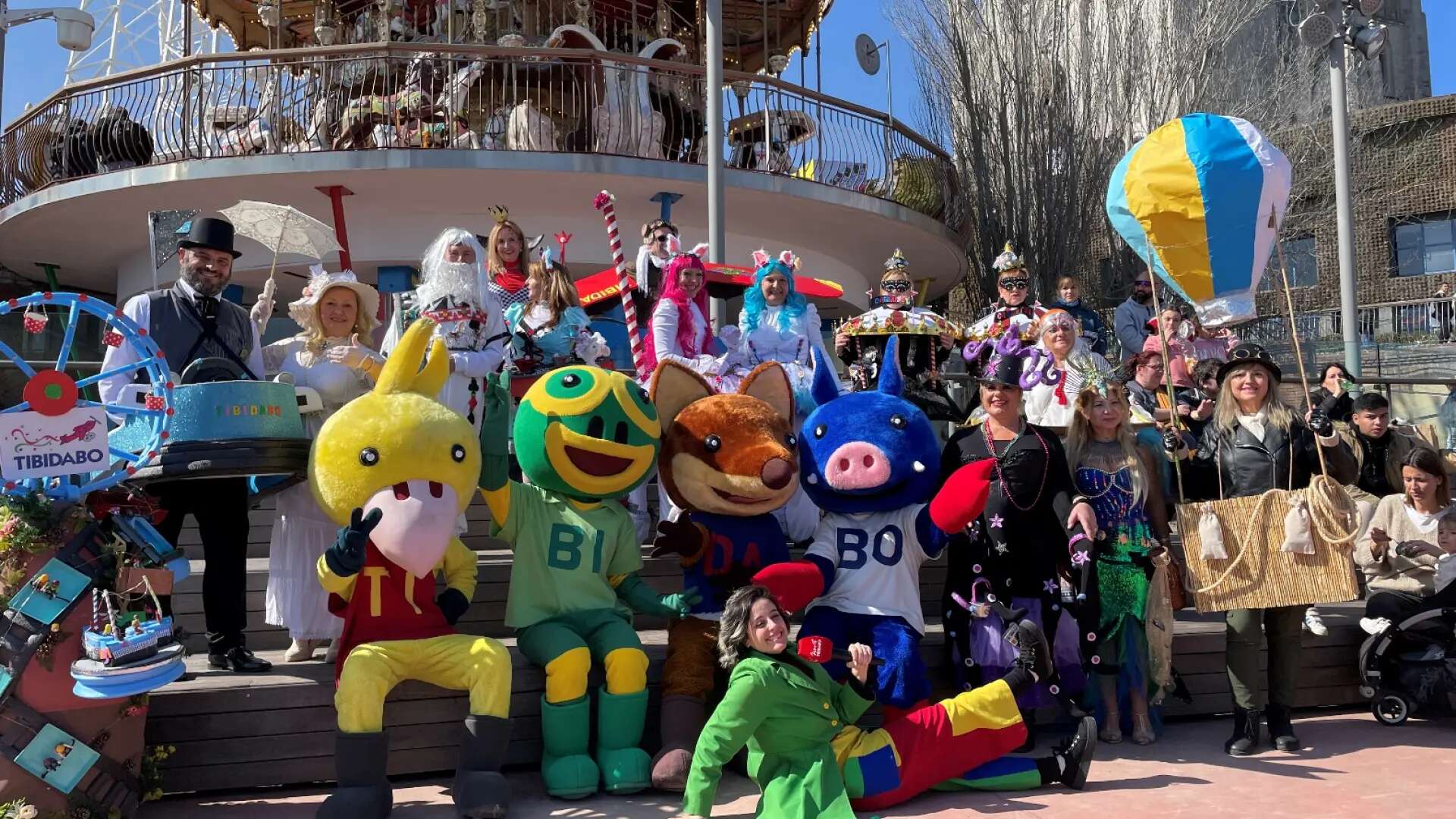 Reabre el Tibidabo de Barcelona vestido de Carnaval: este sábado habrá rúa, concurso de disfraces y chocolatada