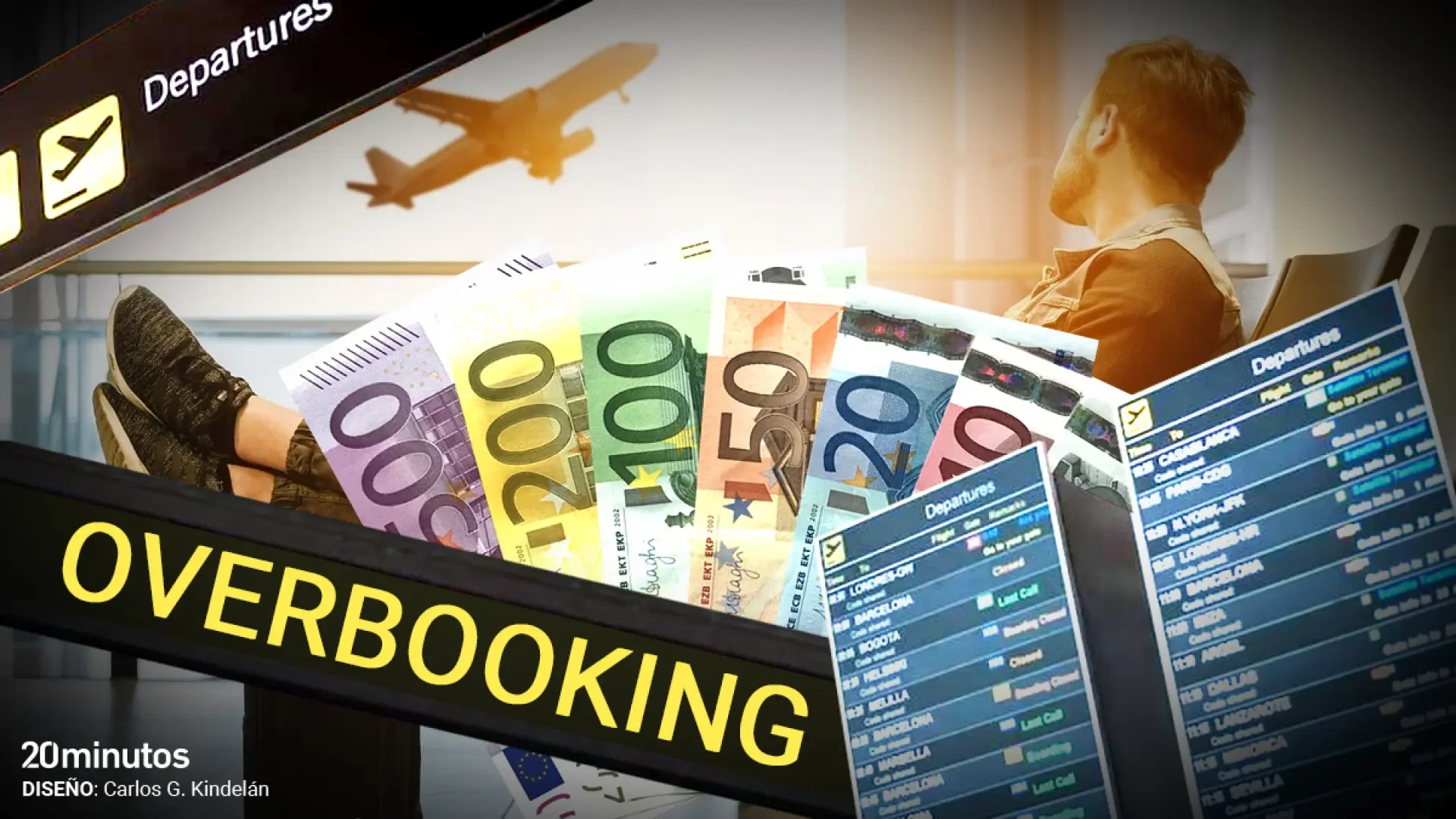 Quedarse en tierra por 'overbooking' sin indemnización: 
