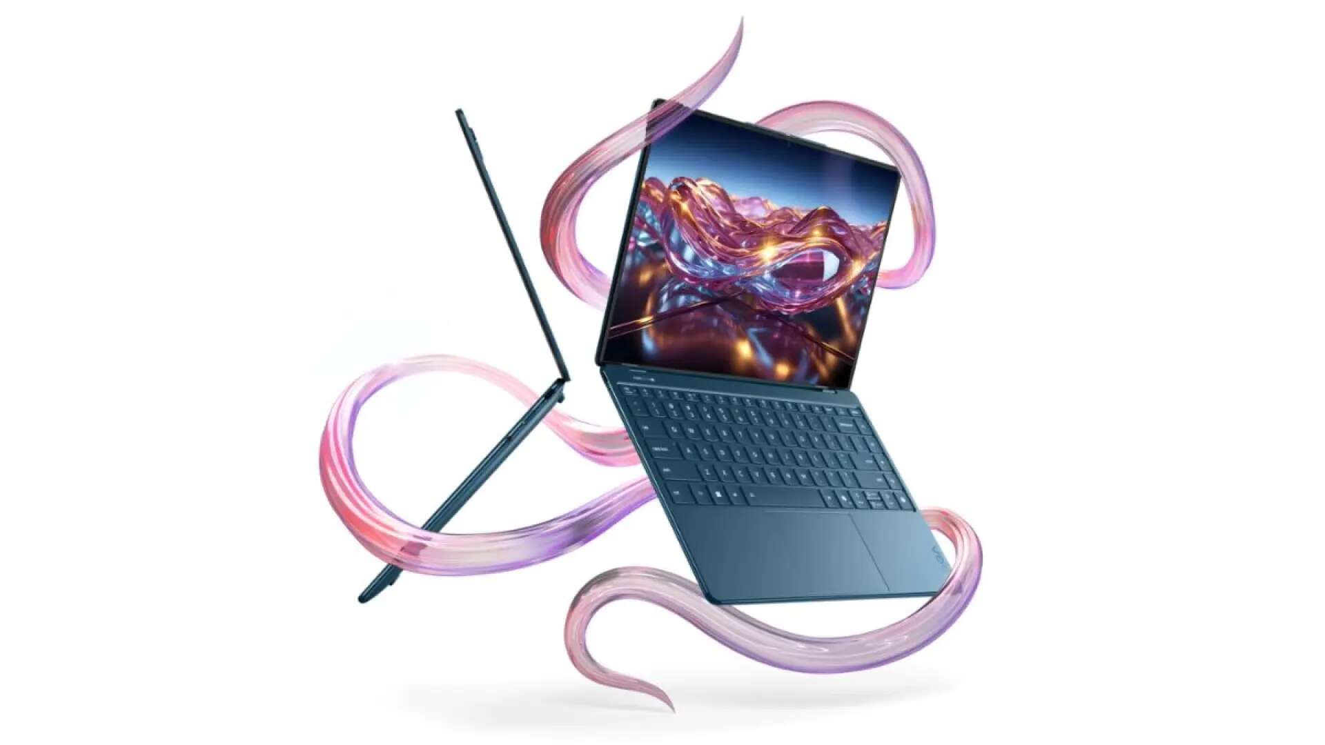 El nuevo portátil Lenovo Yoga Slim 9i oculta la cámara web bajo su pantalla