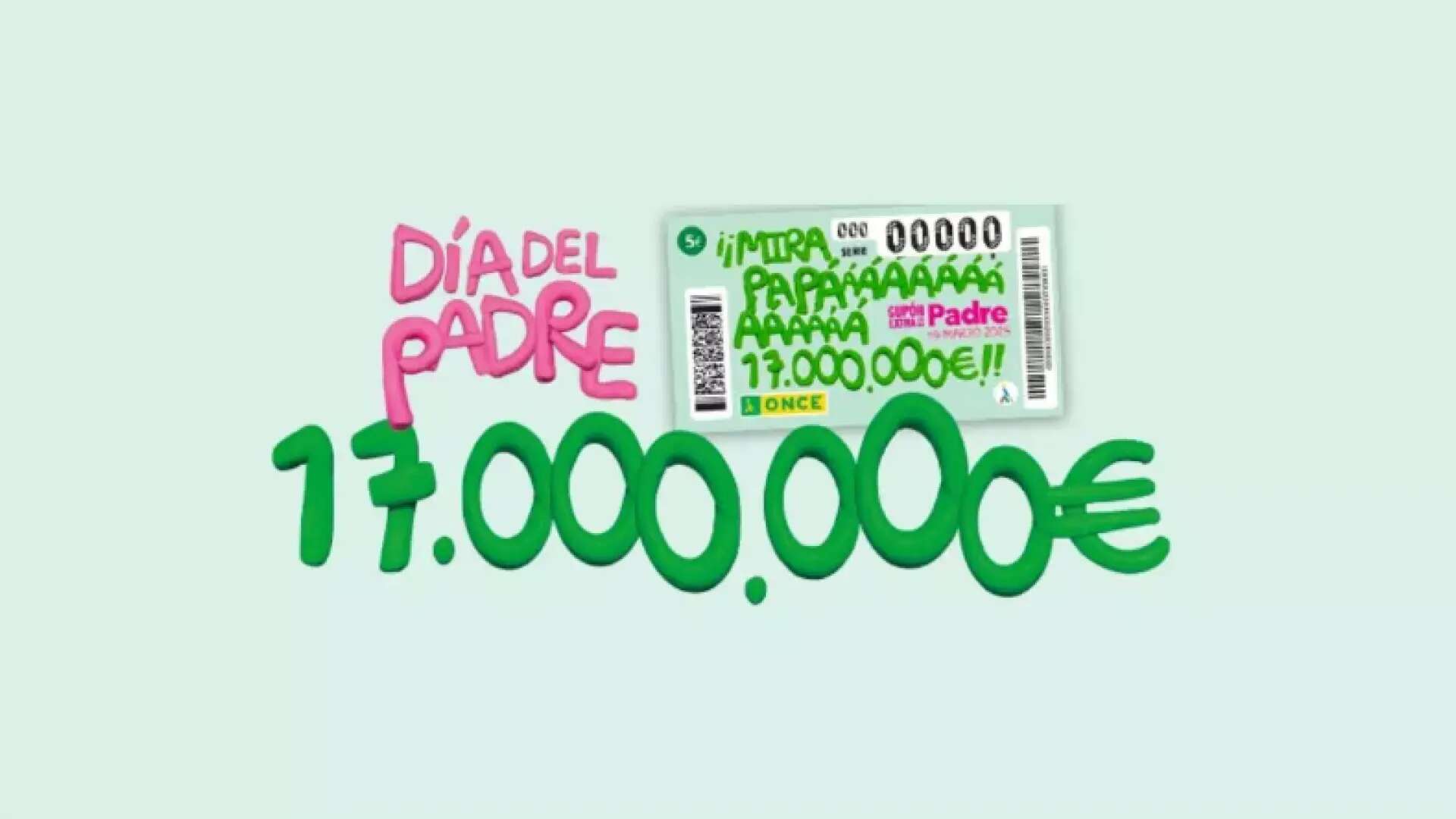 Horario del Sorteo Extra del Día del Padre de la ONCE y dónde ver online y por televisión