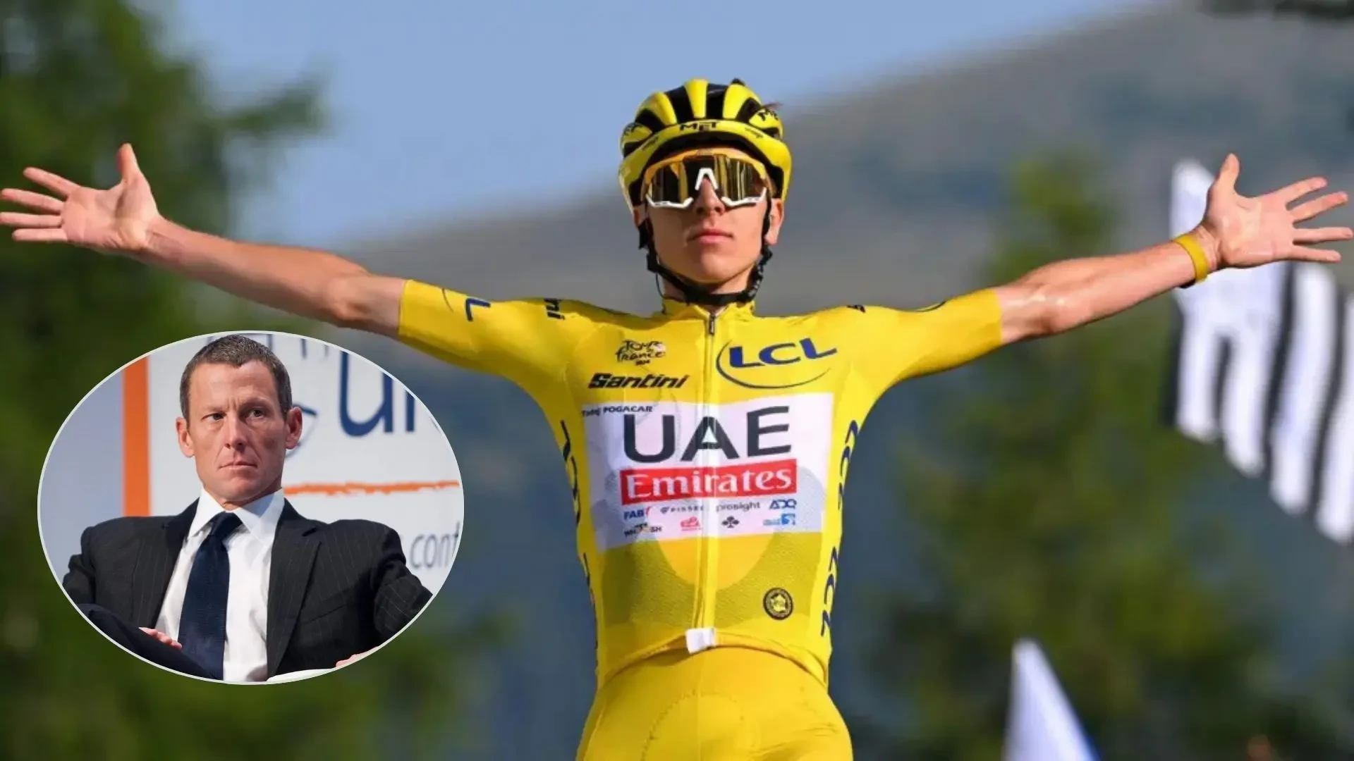 Lance Armstrong compara su superioridad con la de Tadej Pogacar: 