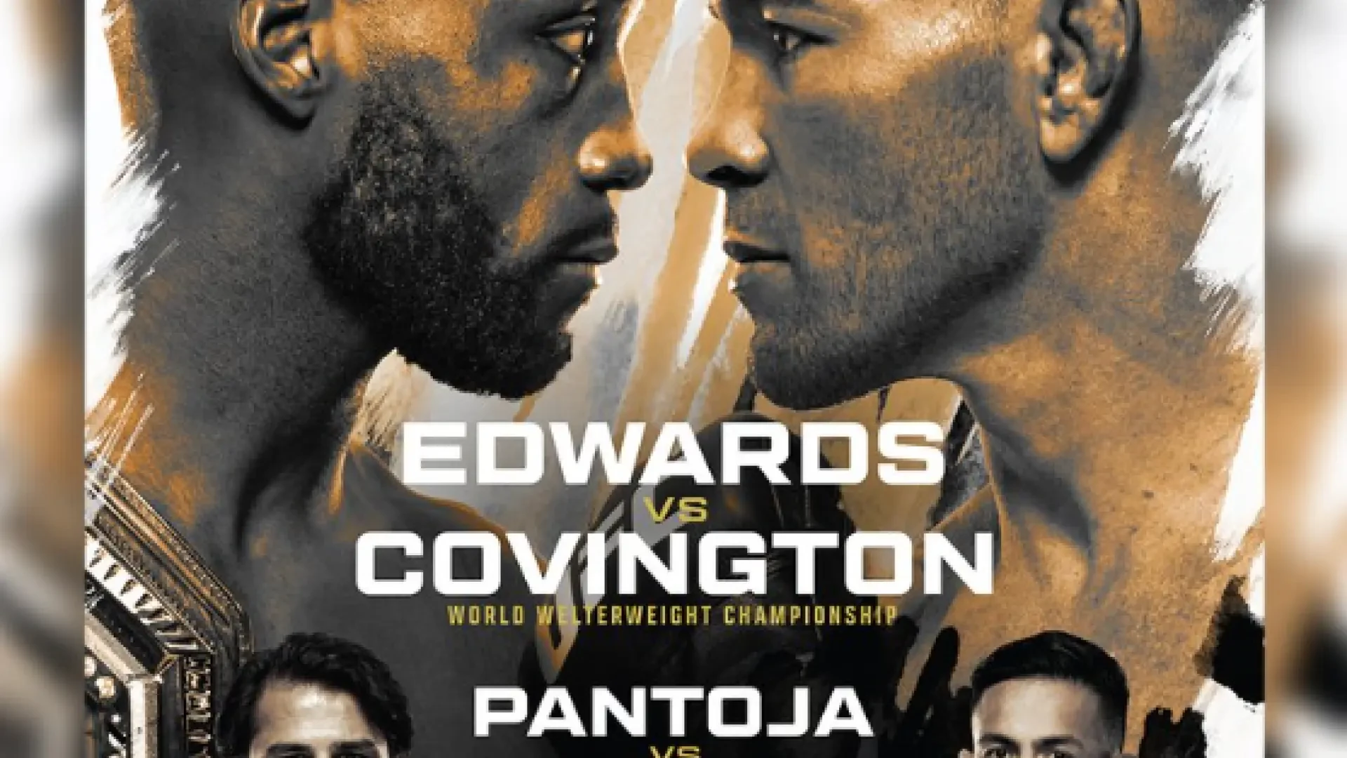 Horario y dónde ver UFC 296 con Edwards vs Covington y Pantoja vs Royval