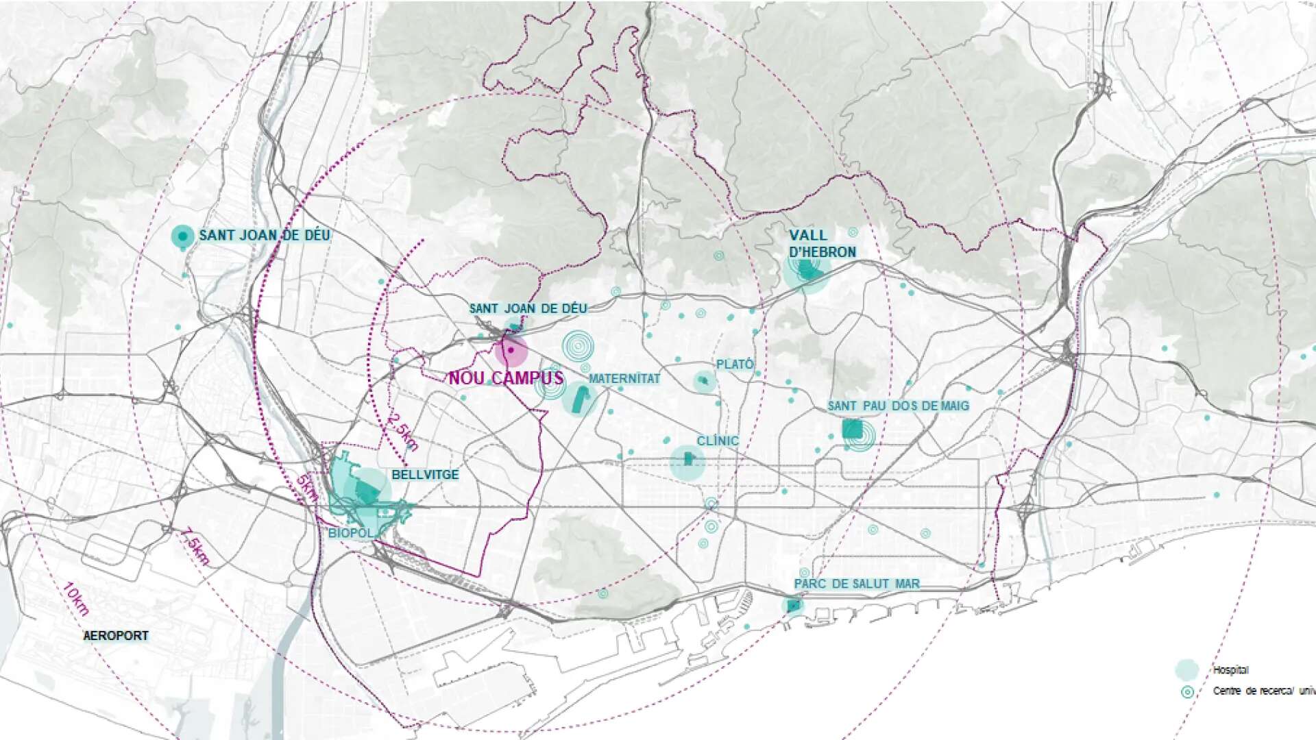 Constituida la Comisión Mixta sobre el nuevo campus de salud del Hospital Clínic y la Universidad de Barcelona