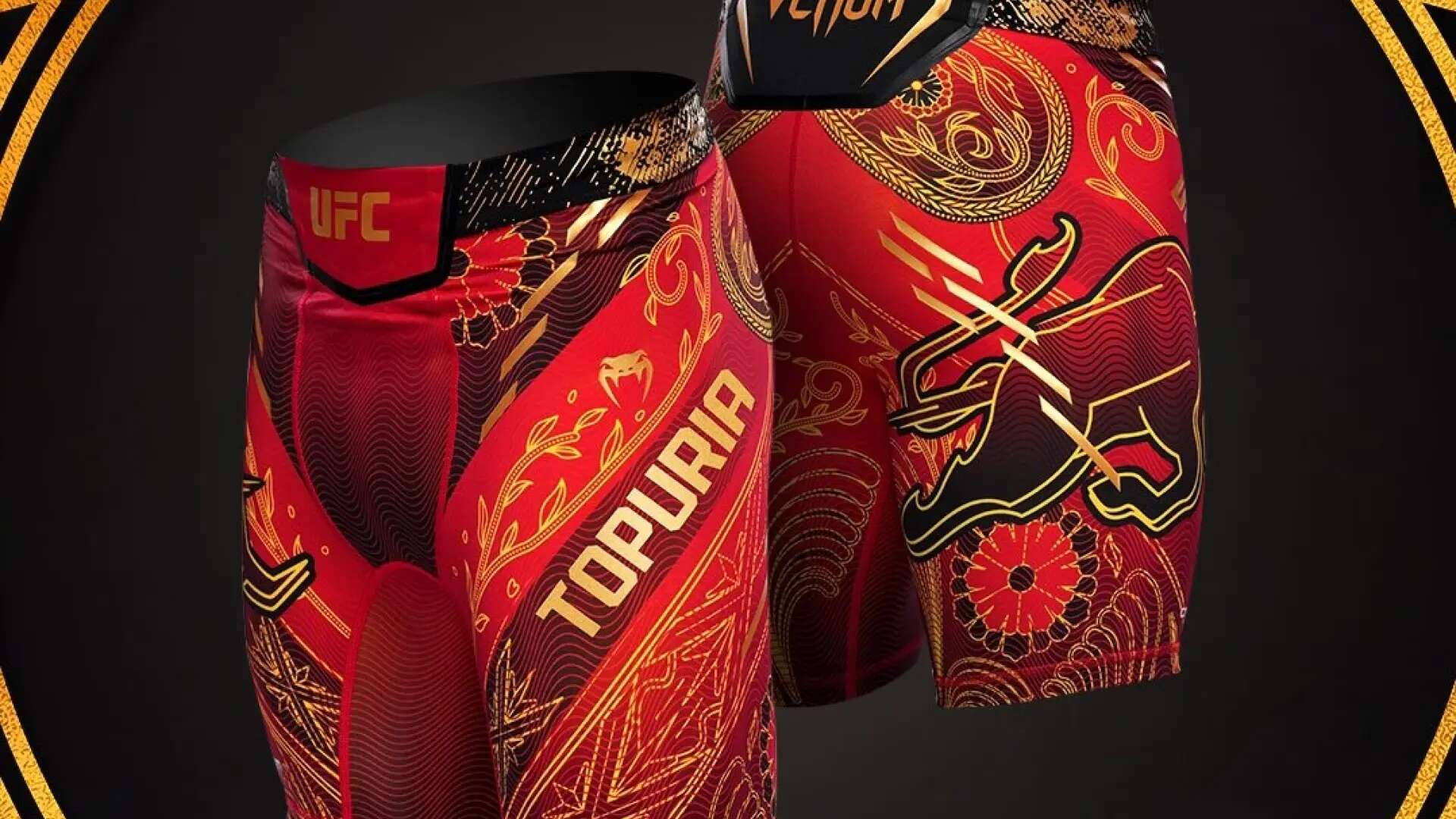 Así es el pantalón de Ilia Topuria en su pelea ante Max Holloway: los colores de España e inspirado en los toros