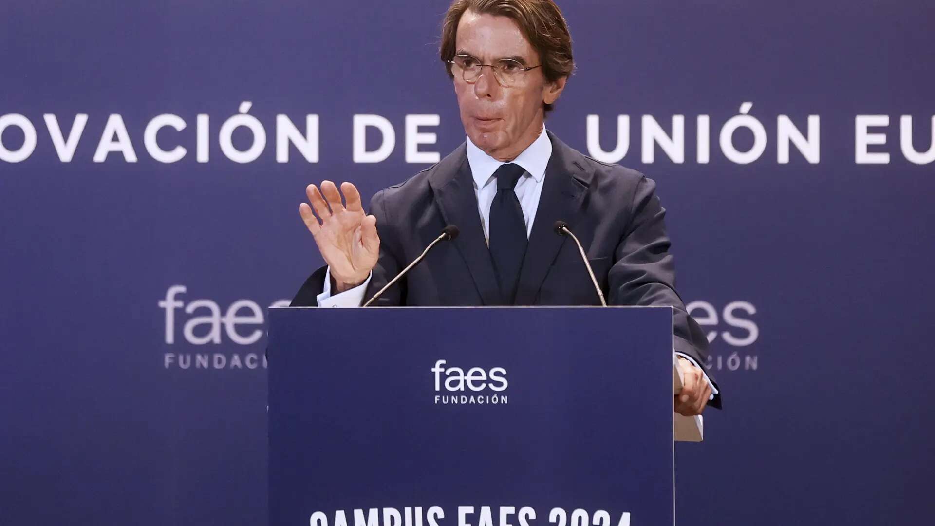 Aznar carga contra la financiación singular para Cataluña: 