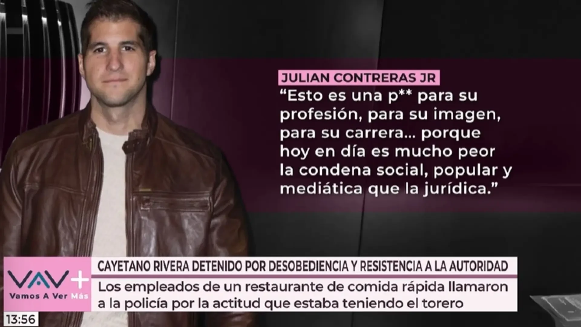 Julián Contreras, sobre la detención de su hermano Cayetano Rivera: 