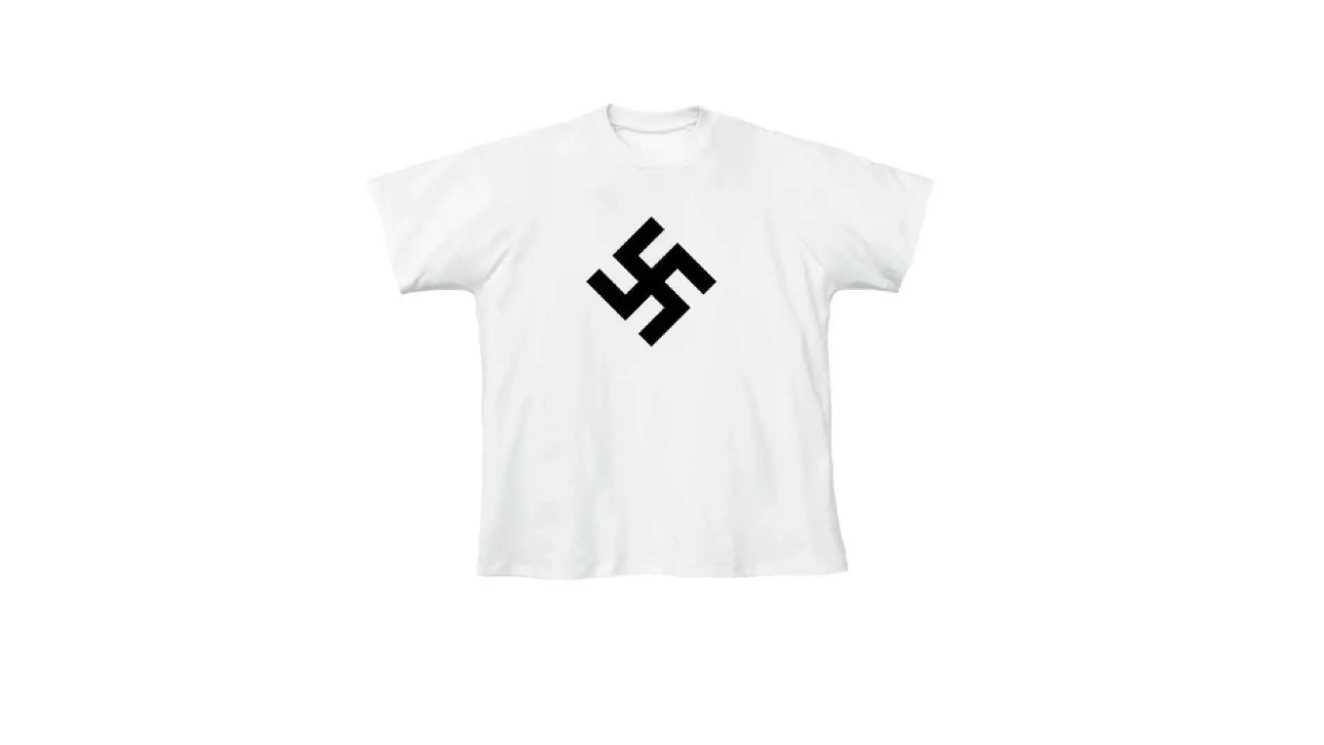 Kanye West pone a la venta una camiseta con las esvástica nazi en su web de ropa y borra todos lo demás