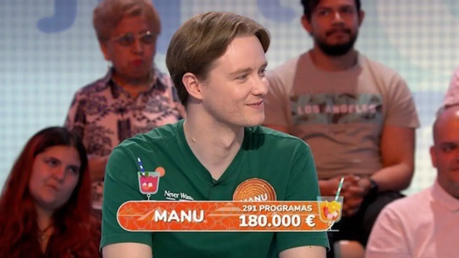 Manu alcanza los 180.000 euros ganados en 'Pasapalabra' en casi 300 programas