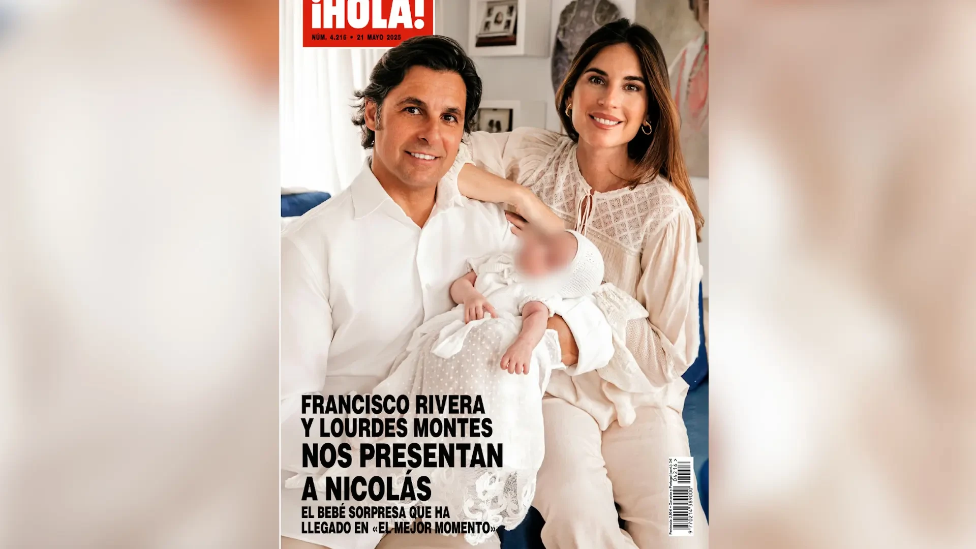 Fran Rivera y Lourdes Montes muestran a su hijo recién nacido: 