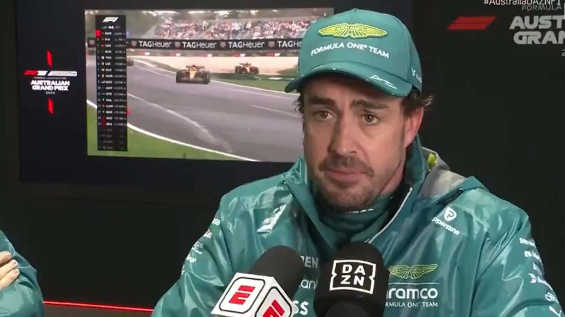 La reacción de Alonso a la locura de Australia: 