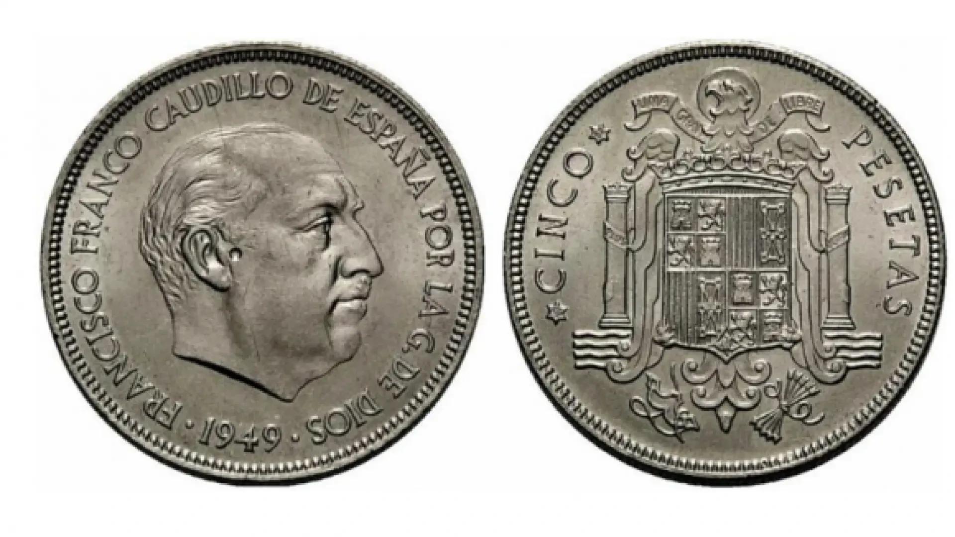Si tienes estas monedas con el rostro de Franco puedes ganar hasta 36.000 euros