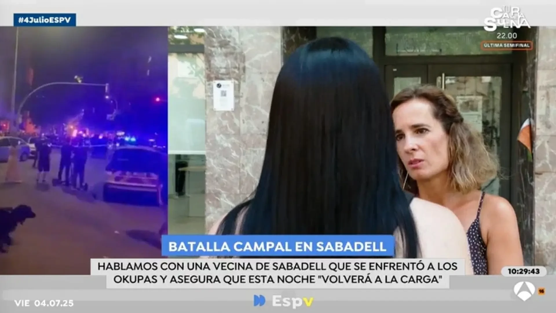 Los vecinos de Sabadell, hartos de los okupas: 