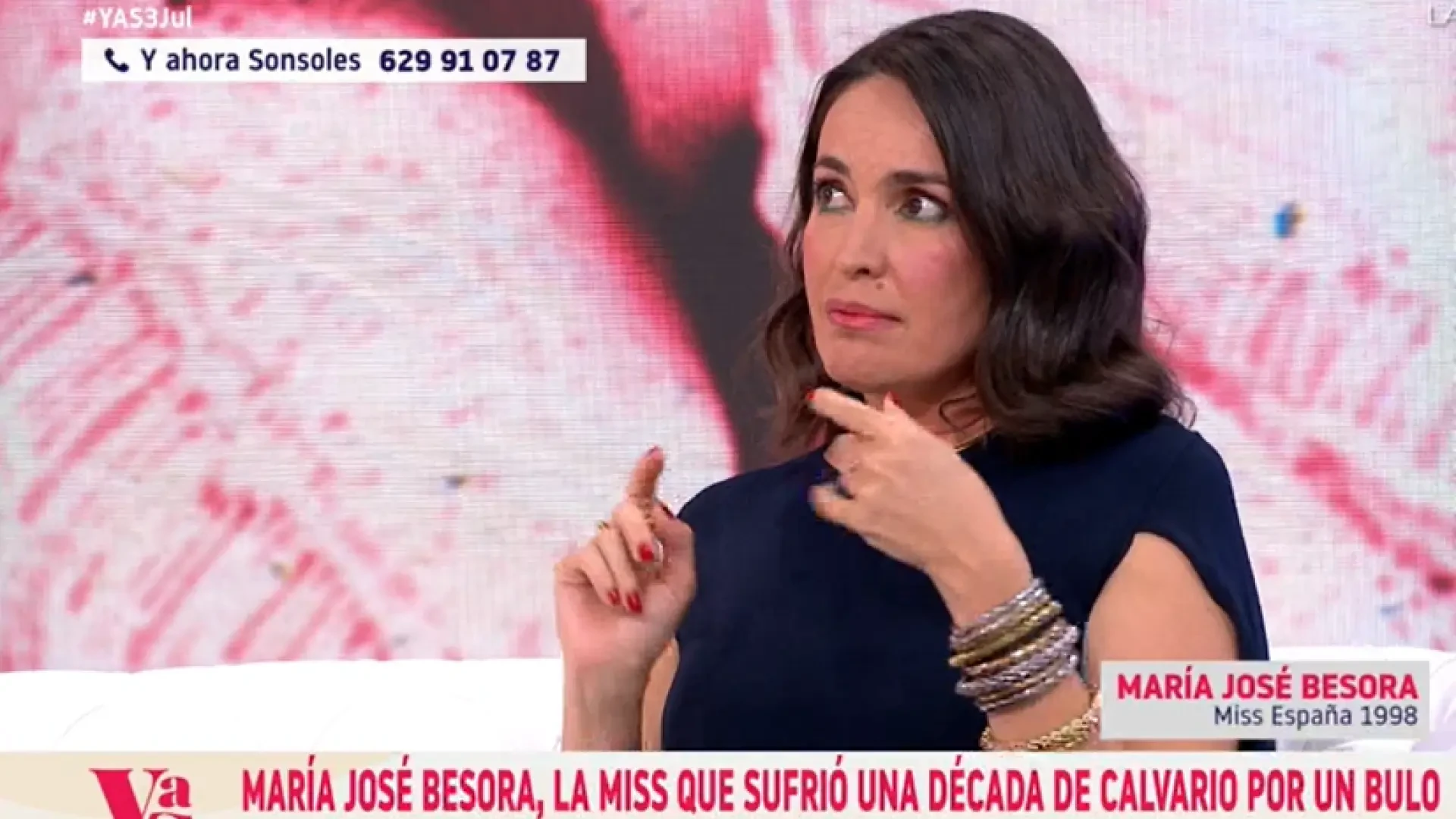 Reaparece María José Besora, la Miss a la que un bulo arruinó diez años de su vida y su carrera: ​