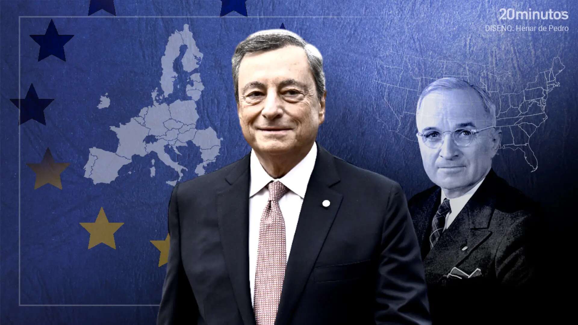 Del plan Marshall al plan Draghi: más del doble de inversión que tras la II Guerra Mundial y un 'shock' para evitar el drama