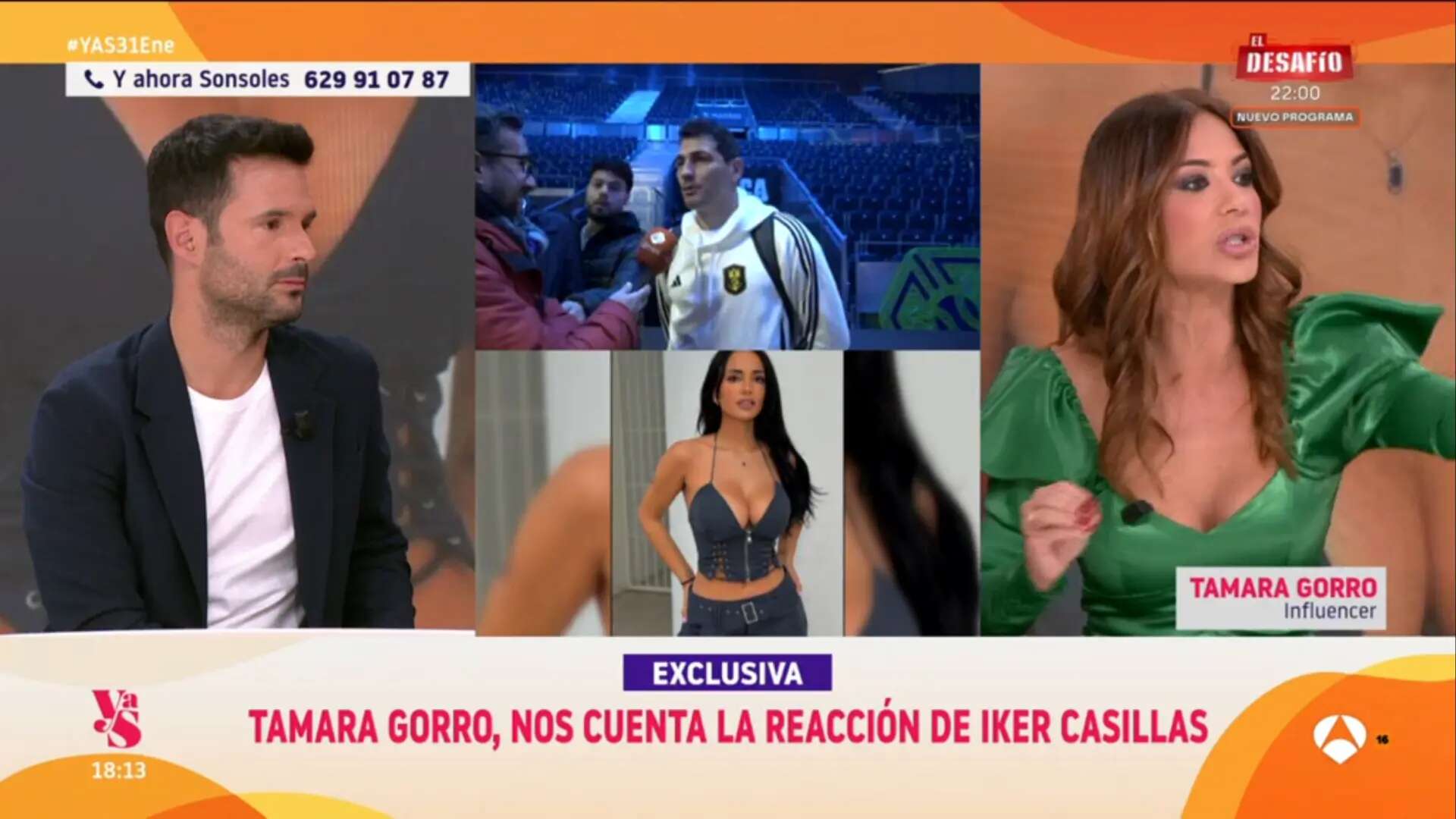 Tamara Gorro, sobre Iker Casillas y su relación con la modelo de OnlyFans Claudia Bavel: 