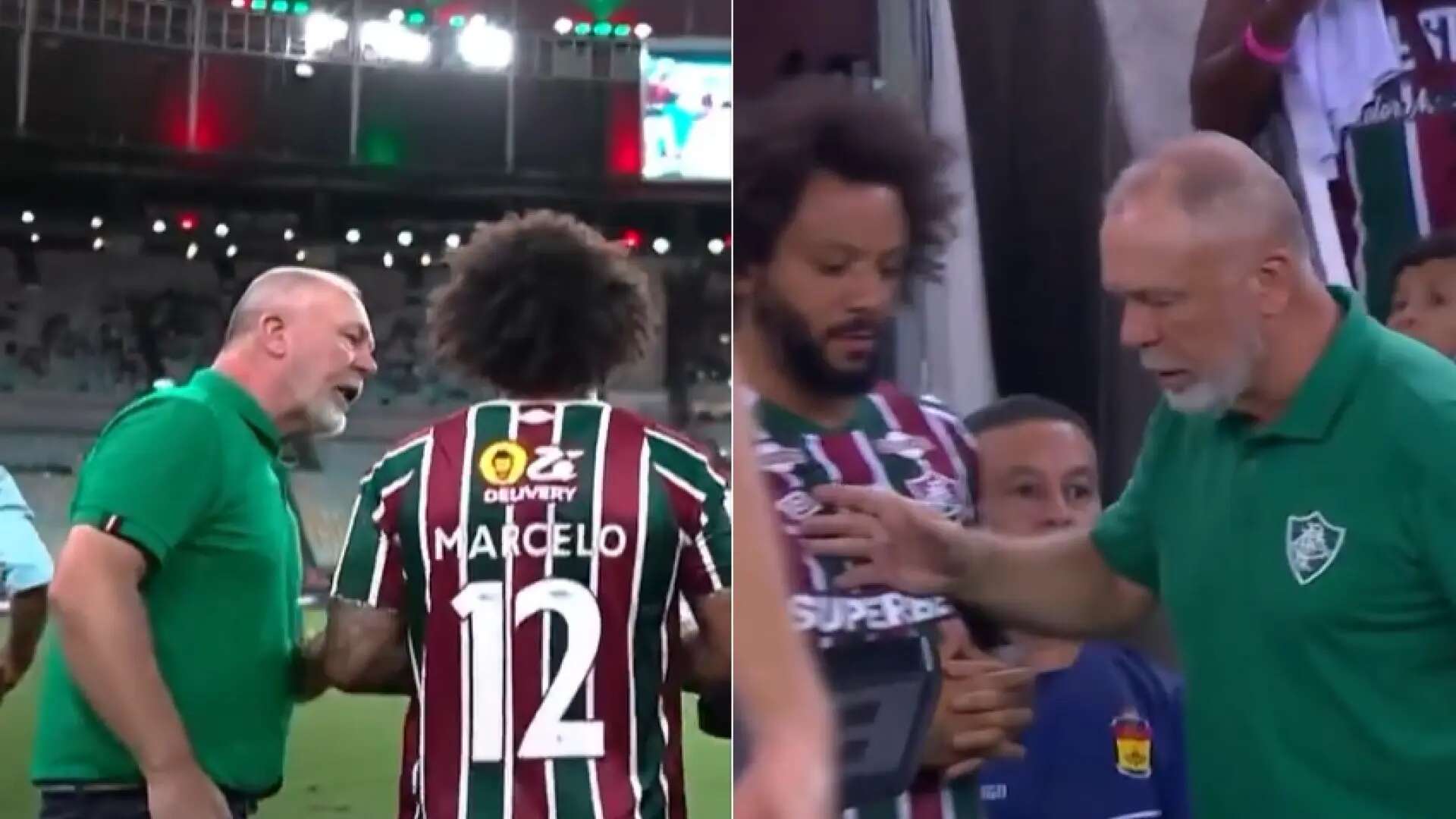 Lío entre el Fluminense y Marcelo: el lateral discute con su técnico... ¡y acaba sin equipo!