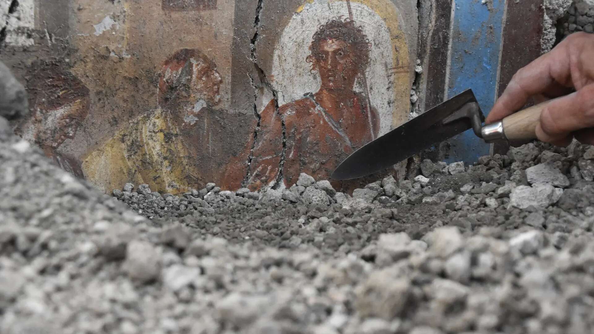 Descubren en Pompeya los restos de una casa con frescos intactos que llevaba enterrada 2.000 años