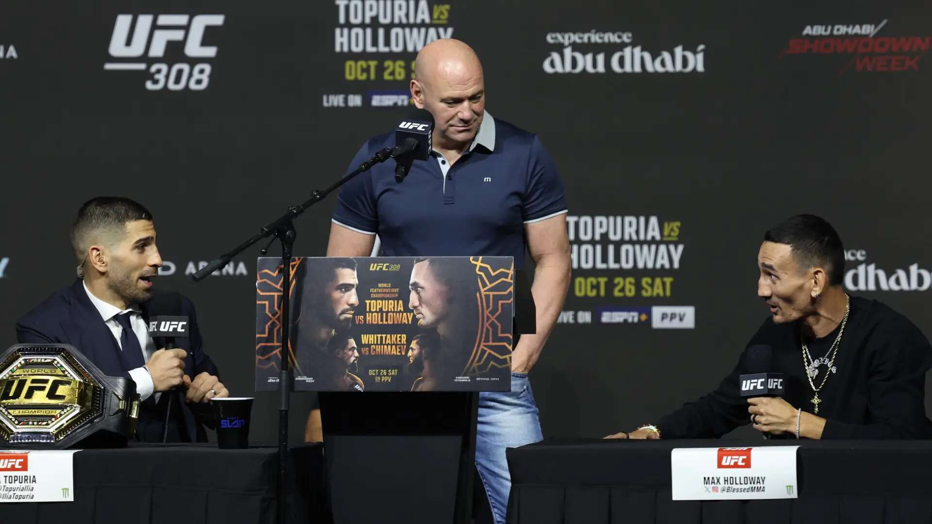 Dana White rebaja la euforia sobre una pelea entre Ilia Topuria e Islam Makhachev: 