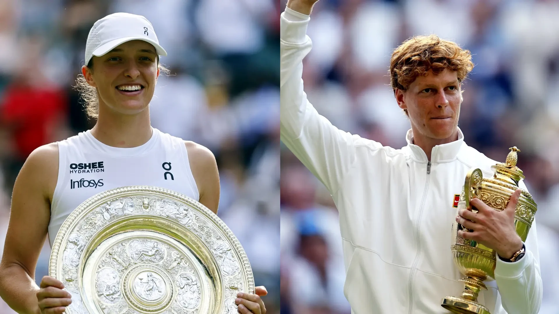 Polémica en el mundo del tenis con Sinner y Swiatek: de las sanciones por dopaje... a compartir triunfo en Wimbledon
