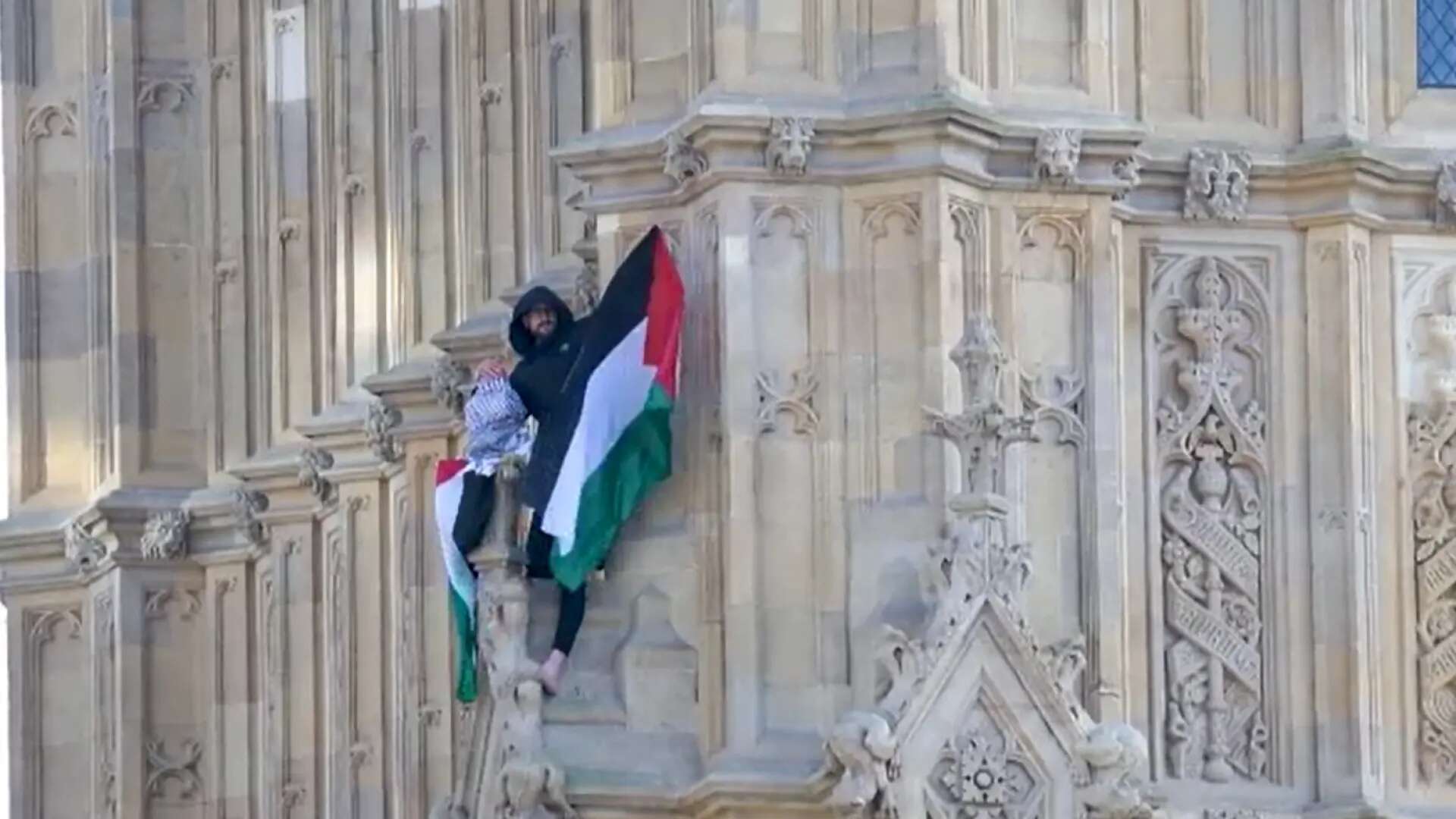 Detenido un hombre tras pasar más de 16 horas encaramado al Big Ben