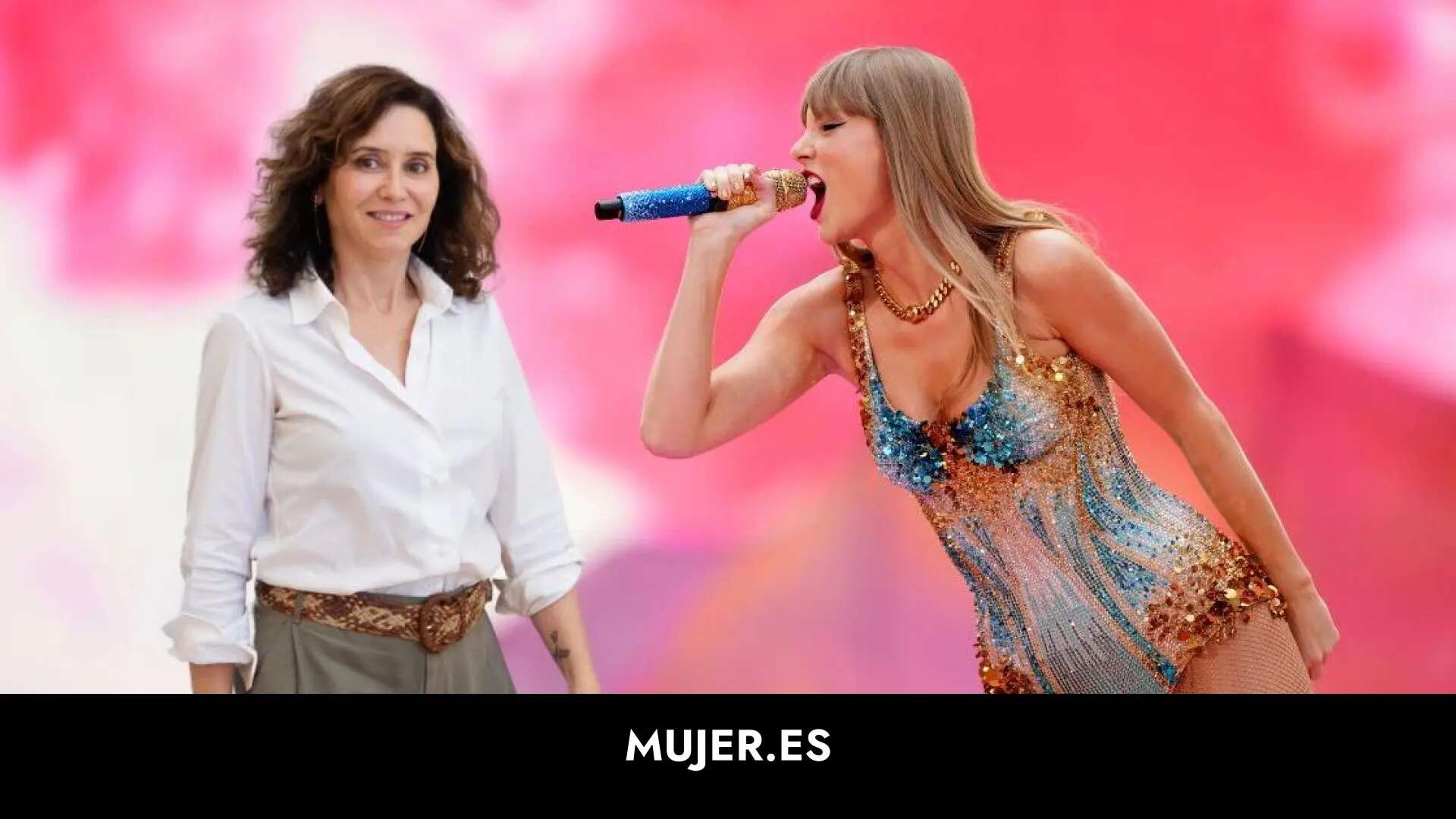 Isabel Díaz Ayuso le copia la estrategia de sus 'looks' en la MBFWM a Taylor Swift